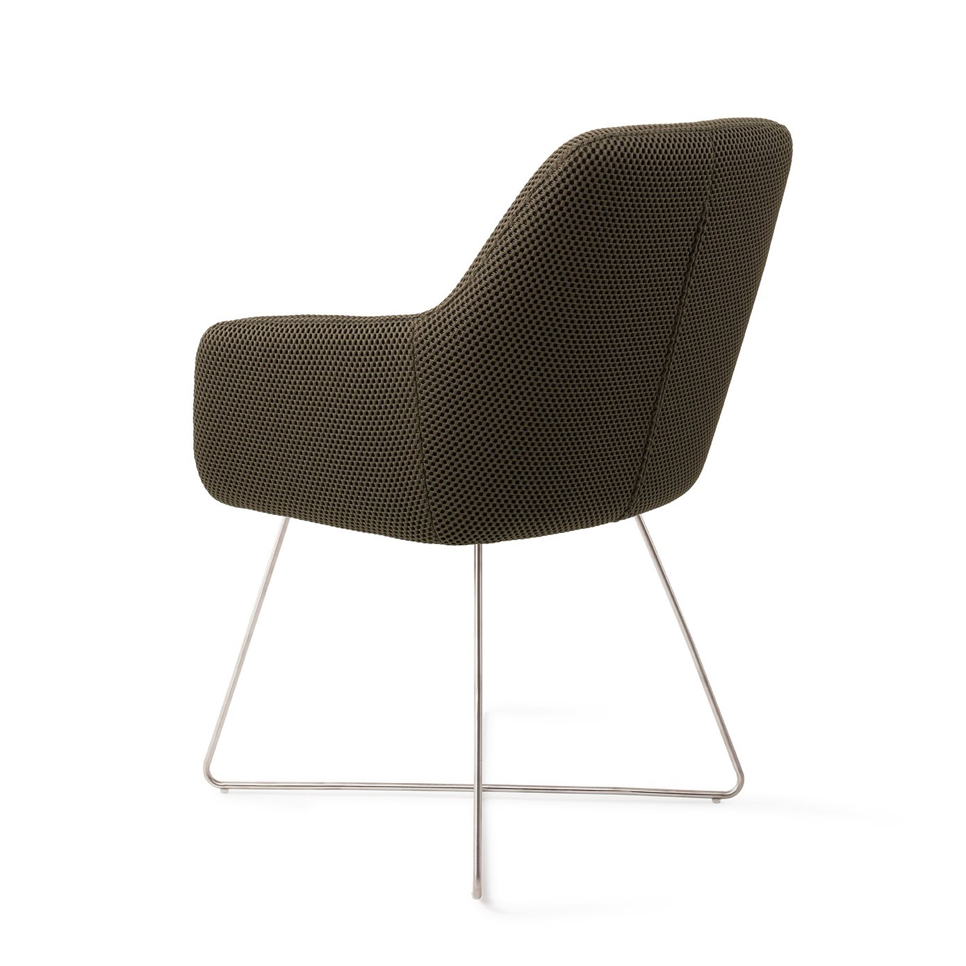 Jesper Home Esszimmerstuhl Hiroo Jungle-Jewel Cross Stahl