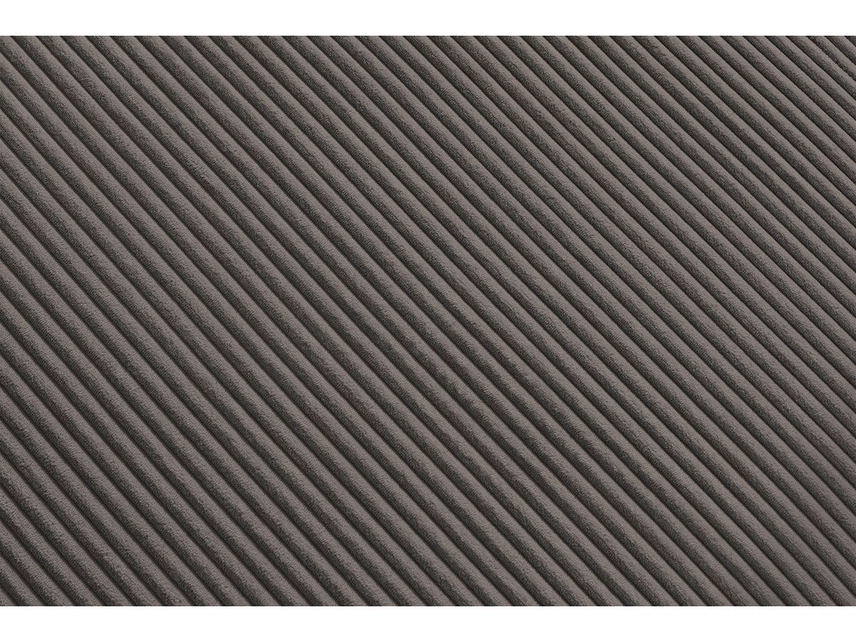 Bobochic Megeve Wohnlandschaft mit Pouf Cordsamt Braun Ecke rechts