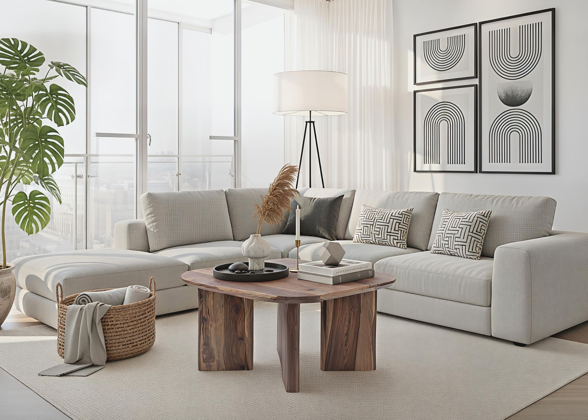 Couchtisch Vagan Massivholz Sheesham Höhe 45 cm