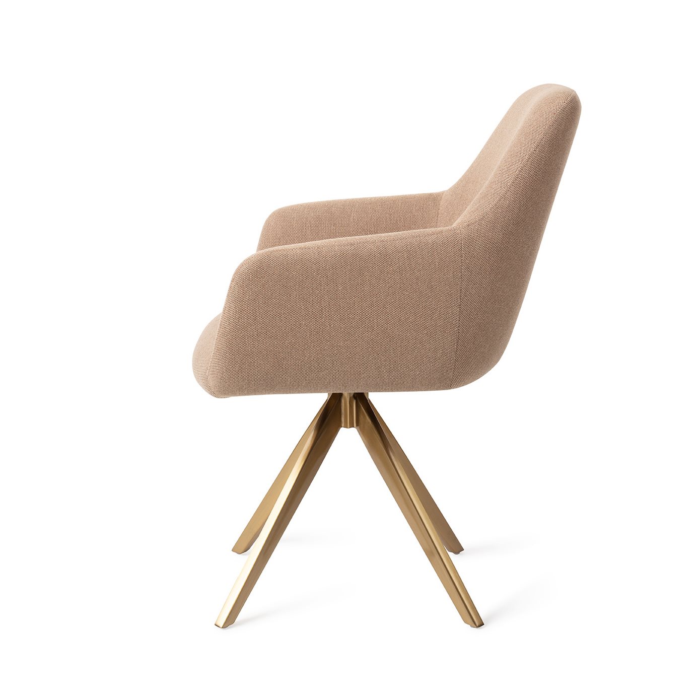 Jesper Home Esszimmerstuhl Hiroo Whisper-Wheat Turn Gold
