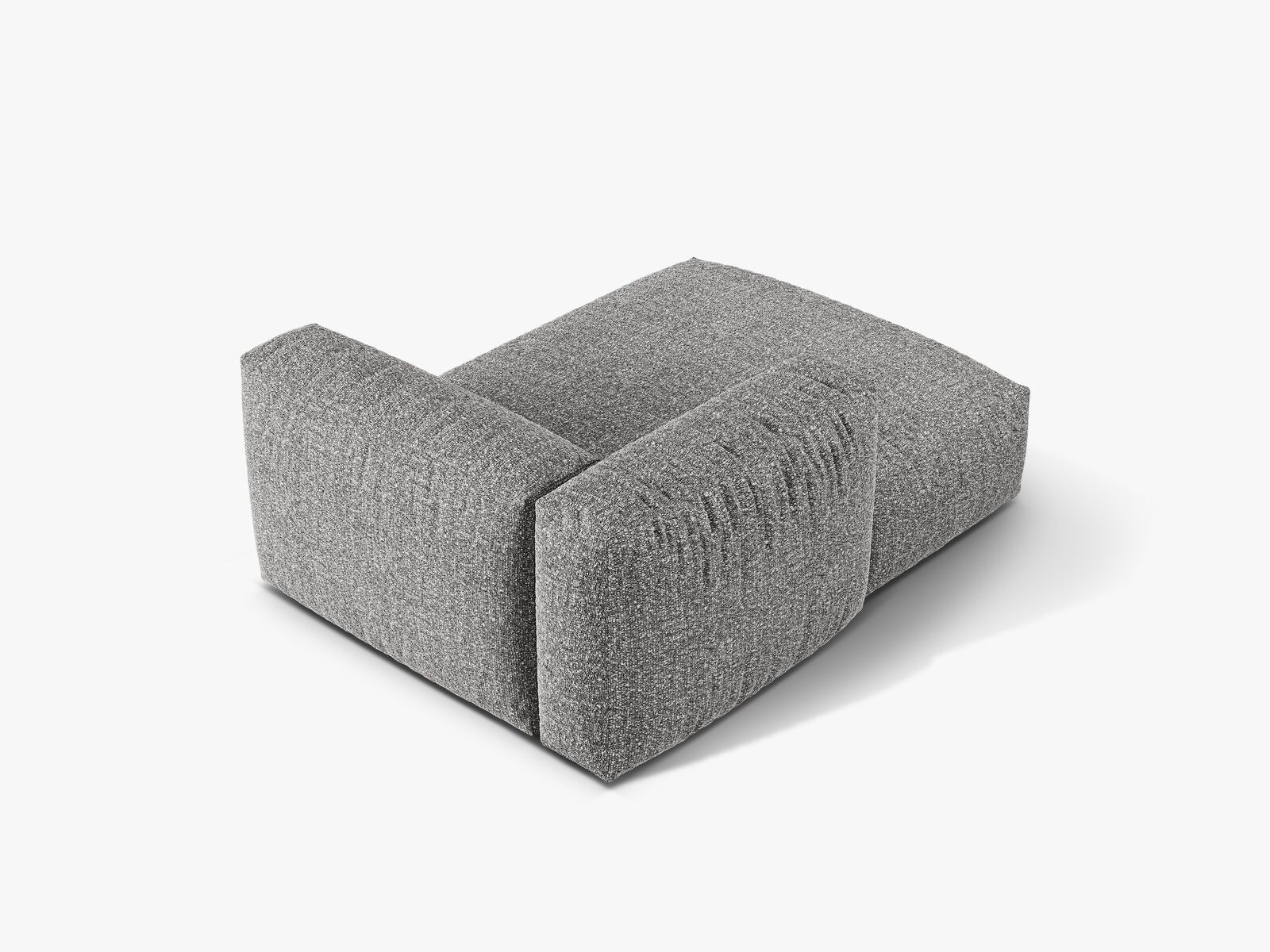 Micadoni Recamiere Martina 1-Sitzer Links Boucle Monet Graphit