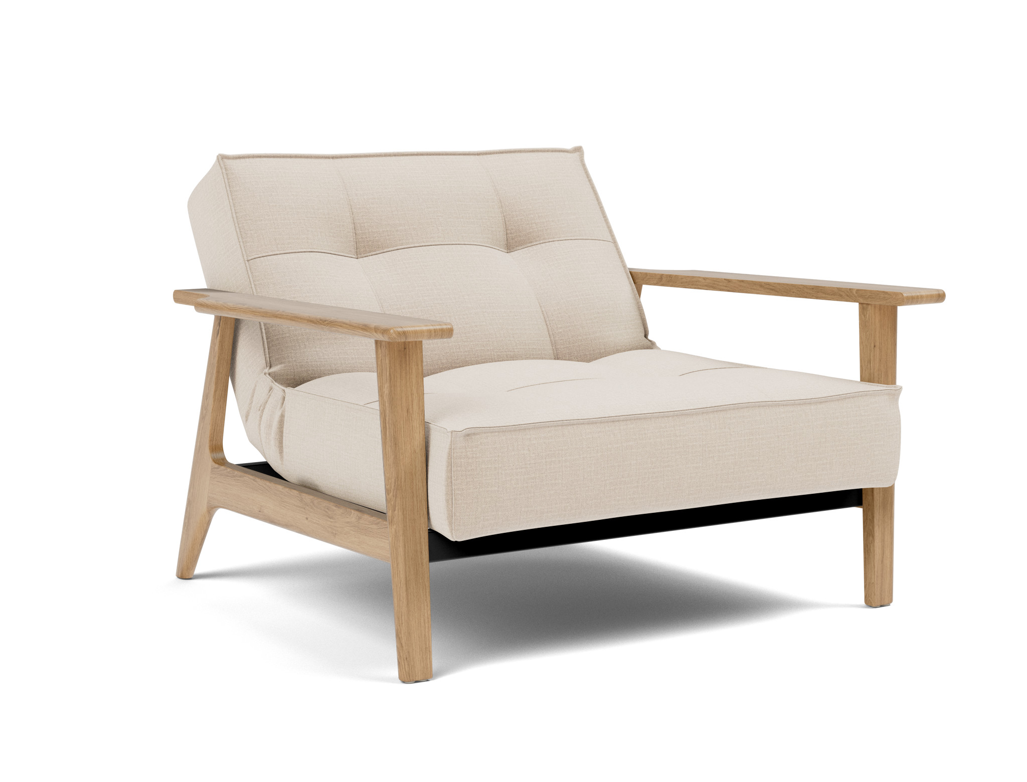 Sessel Splitback Frej Chenille Esina 410-Almond-Beige