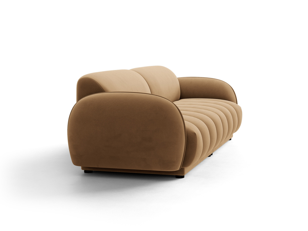 Cosmopolitan Design Sofa Bilbao 4-Sitzer Samt Casino Mandelbeige