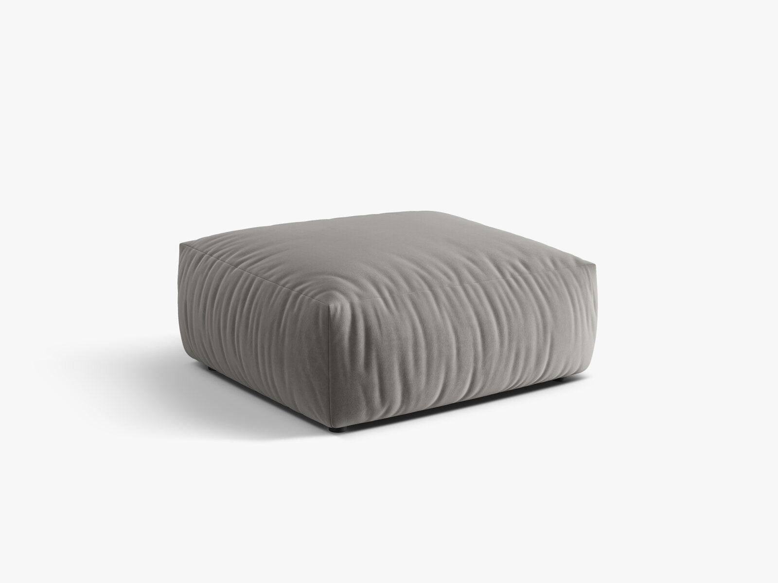 Micadoni Hocker Chris 1-Sitzer Samt Grau