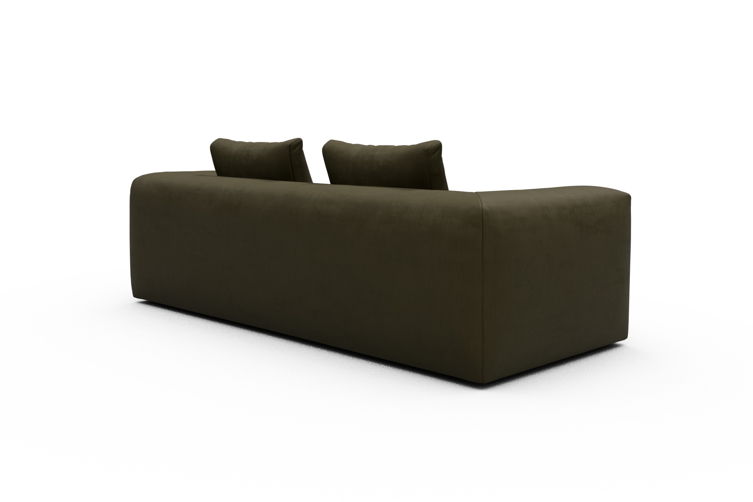 Sofa Fred 3-Sitzer Cordufine-Pine-Green