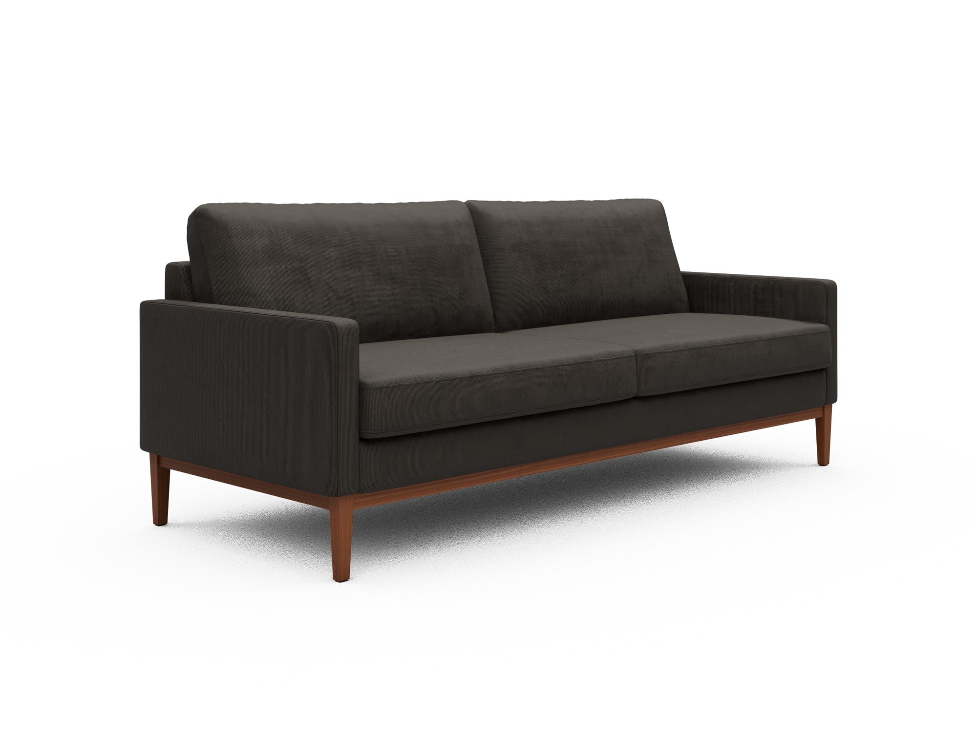 Skandi Home Sofa Bodo 3-Sitzer Cordufine-Taupe moebelfaktor
