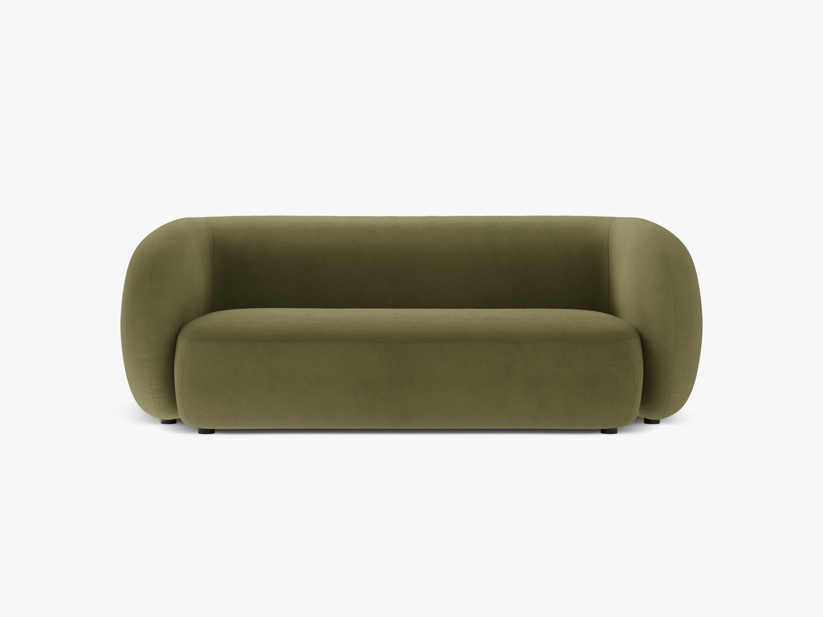 Micadoni Sofa Kate 2-Sitzer Samt Grün