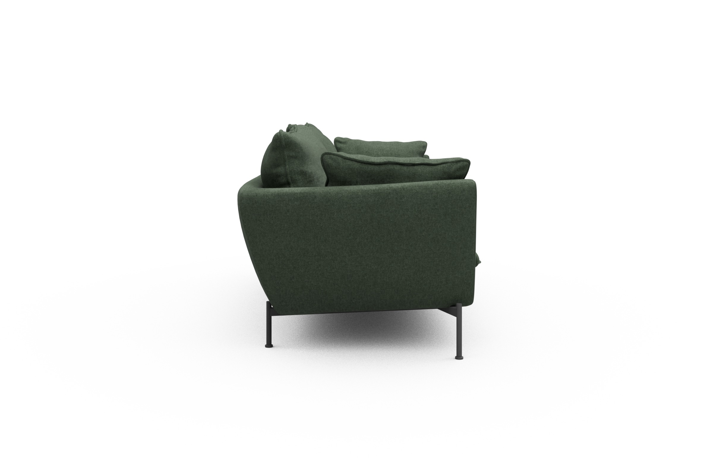 Sofa Anton PREMIUM 3-Sitzer Casone-Forest-Green