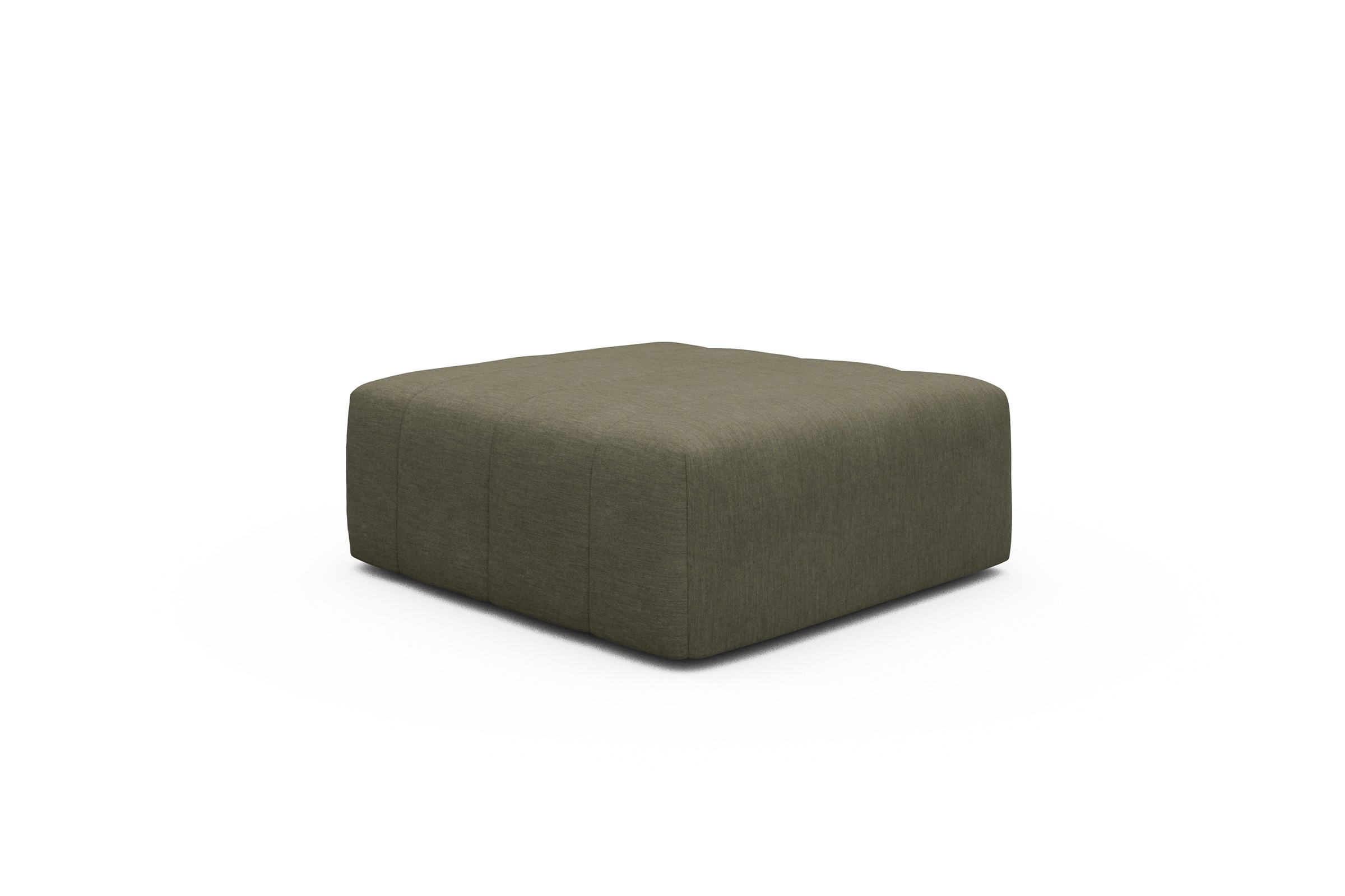 Sitzhocker Hugo Ottomane Vivus-Dusty-Olive