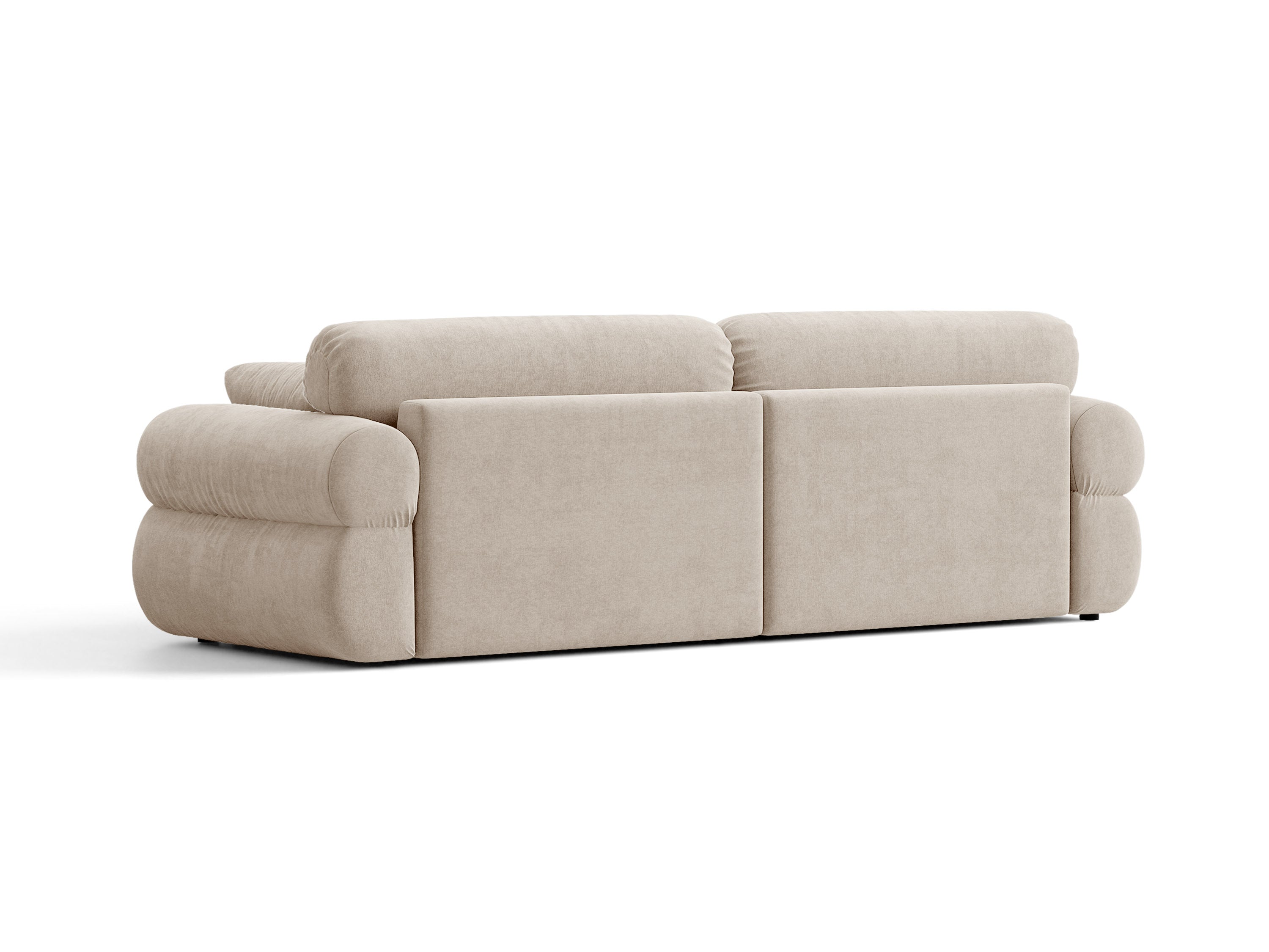 Micadoni Ophelia Sofa 4-Sitzer Strukturierter Stoff Liberty Beige