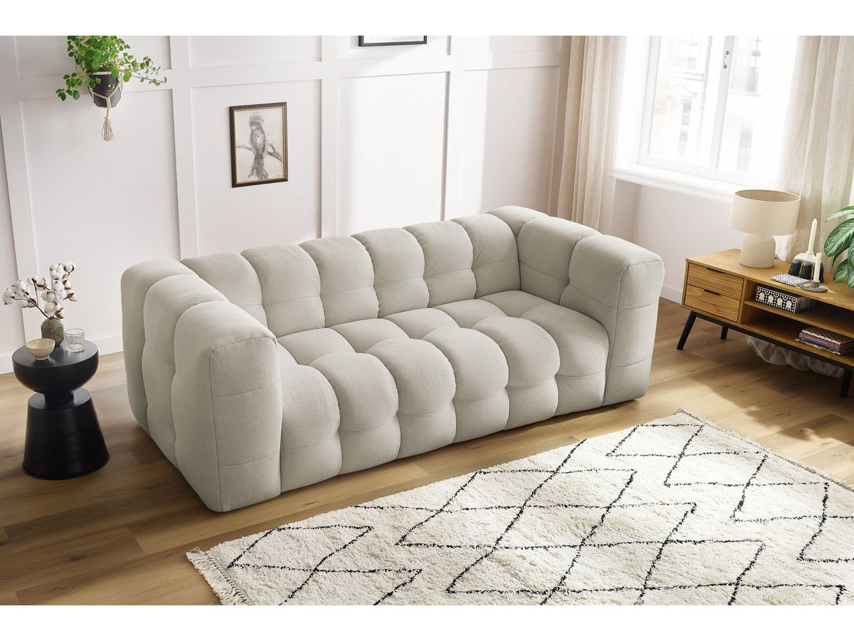 Bobochic Cloud Sofa 3-Sitzer Stoff Beige