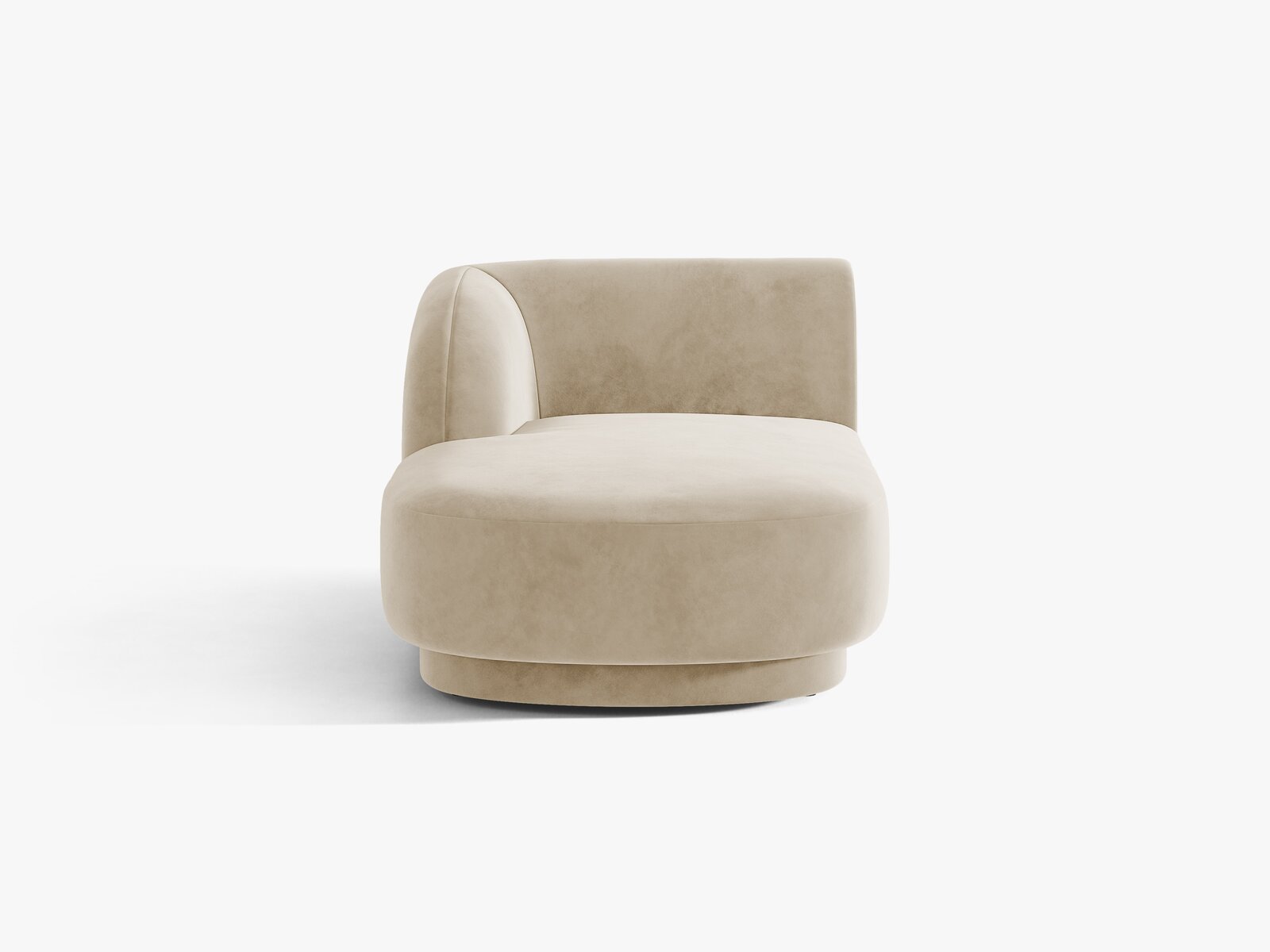 Micadoni Modul Miley 2-Sitzer Samt Venus Beige Links