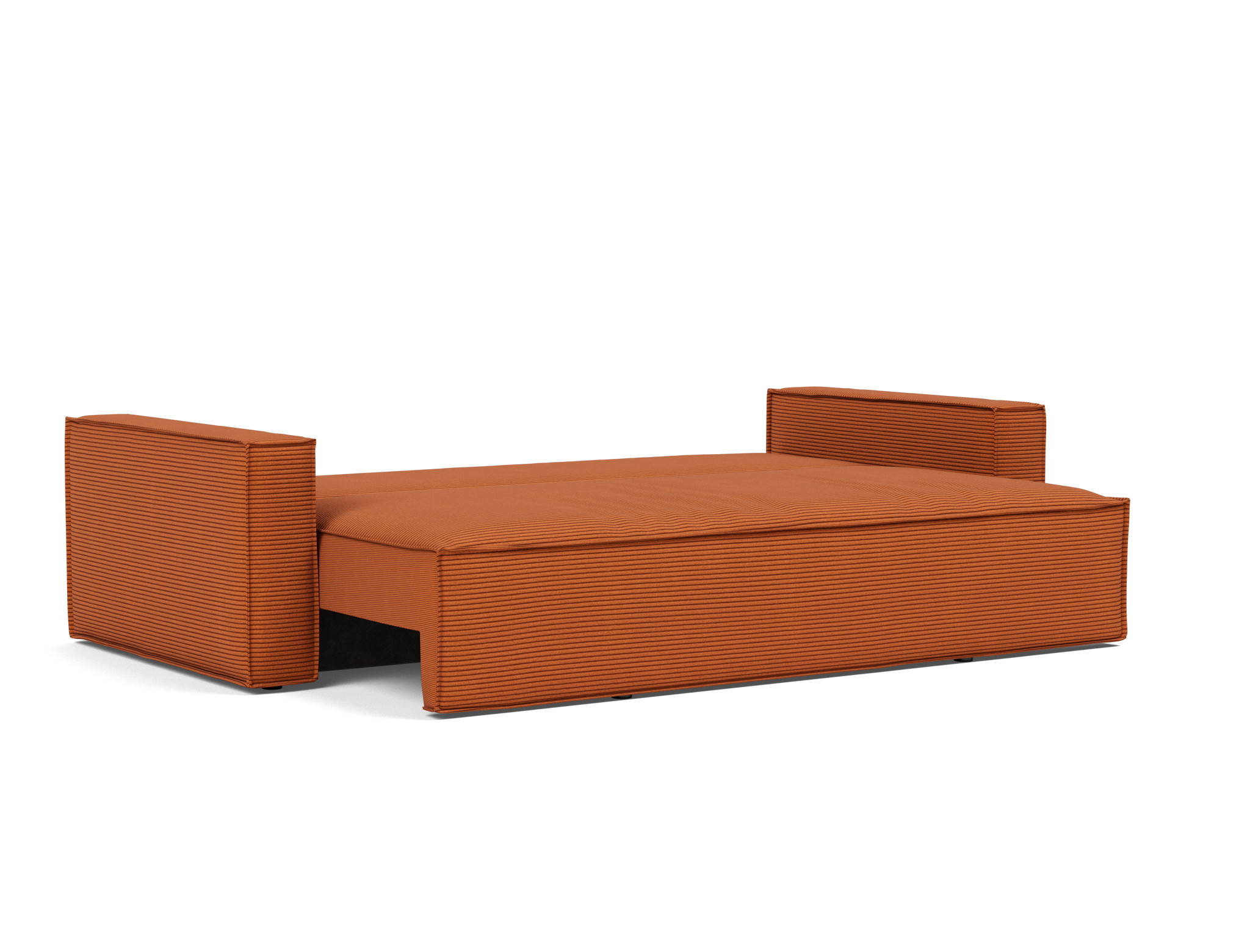 Schlafsofa Newilla Kord Corduroy 595-Burnt-Orange