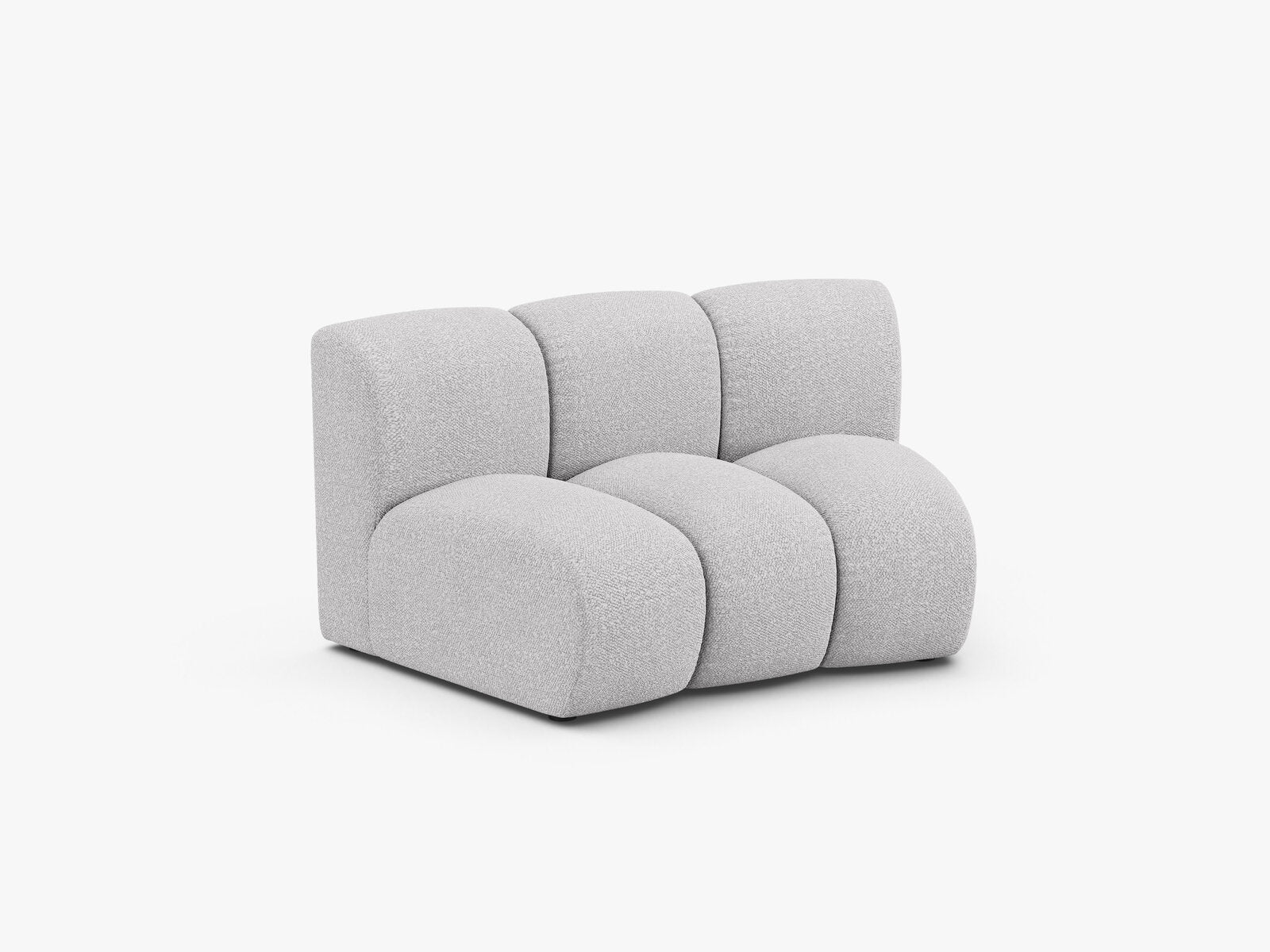 Micadoni Modul Armlos Lupine 1-Sitzer Large Boucle Baloo Hellgrau