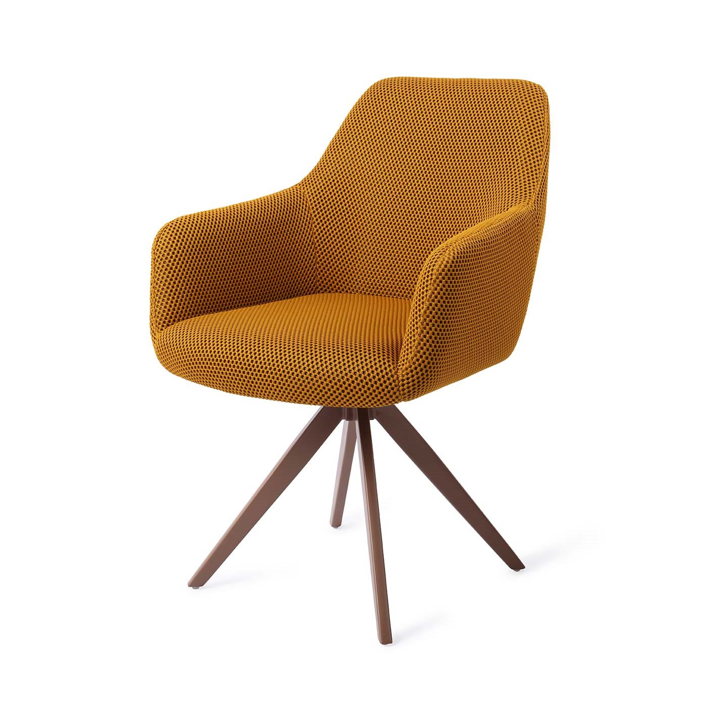 Jesper Home Esszimmerstuhl Hiroo Groovy-Garam Turn Braun