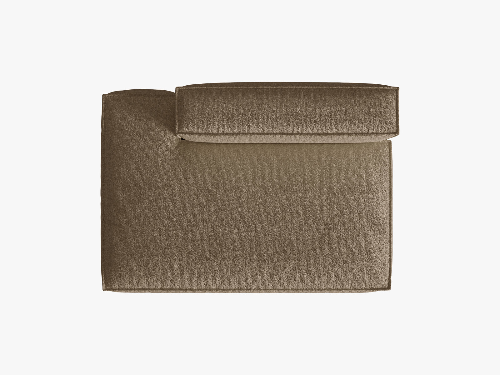 Micadoni Modul Nuria 3-Sitzer Links Boucle Cappuccino