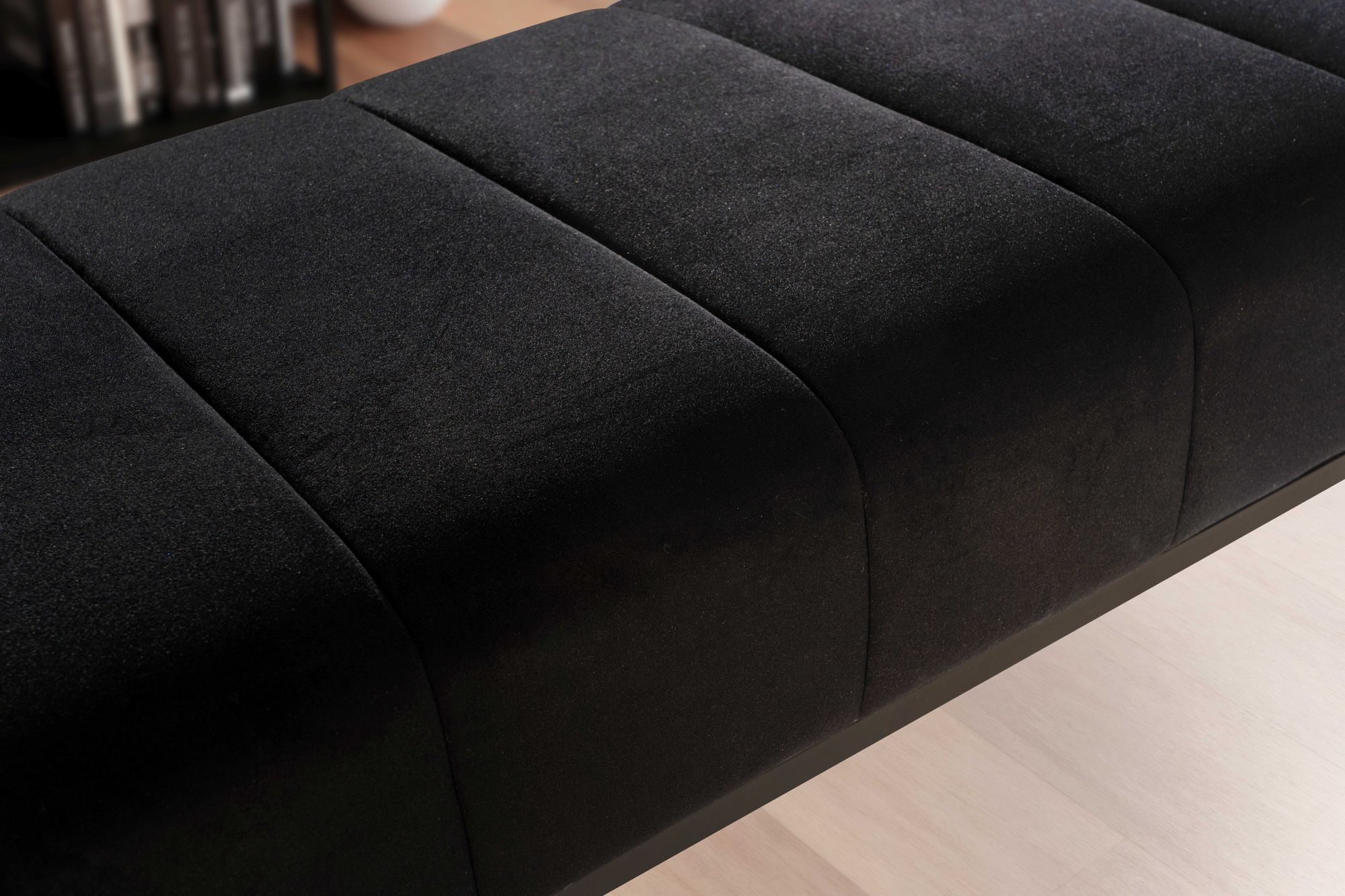 Sitzbank Hitra Polster Schwarz 108 × 40 × 40 cm