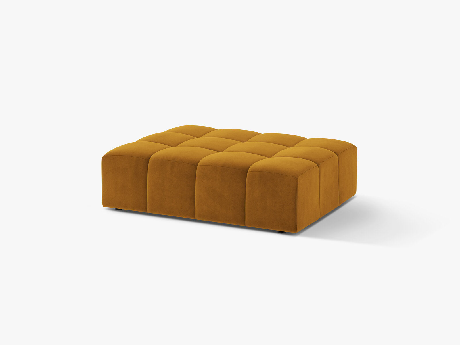 Micadoni Hocker Jennifer 1-Sitzer Samt Bluvel Gelb