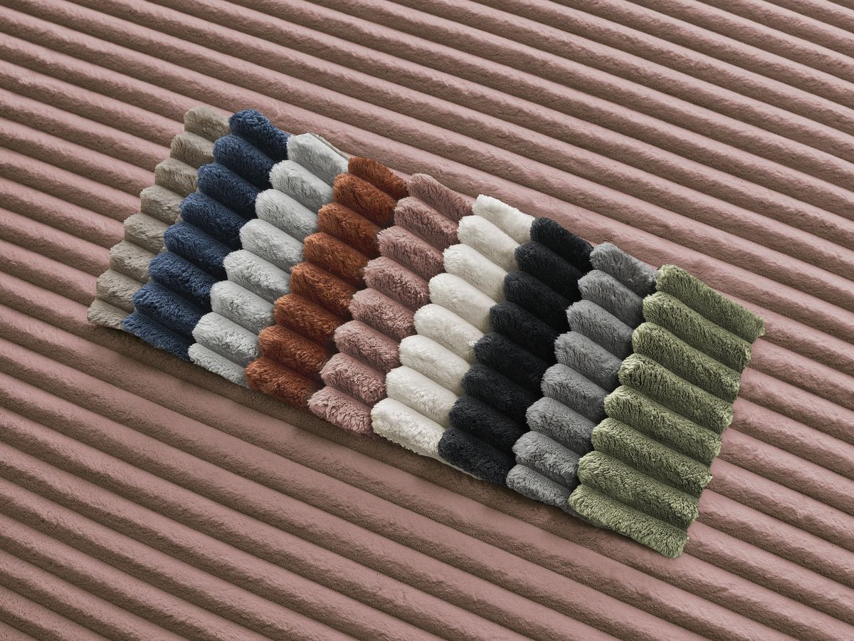 Bobochic Belem Méridienne-Modul Breitcord weich Rosa