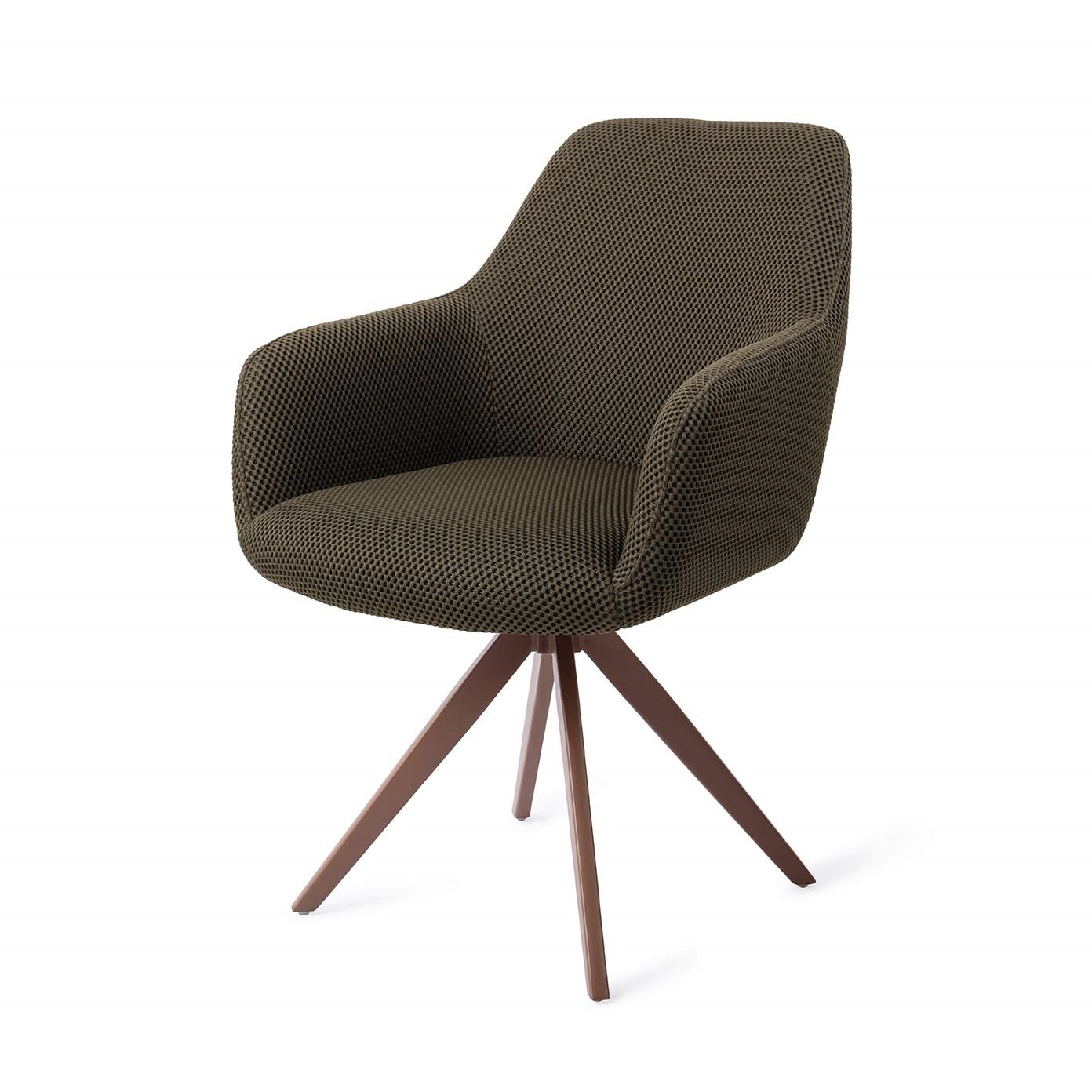 Jesper Home Esszimmerstuhl Hiroo Jungle-Jewel Turn Braun