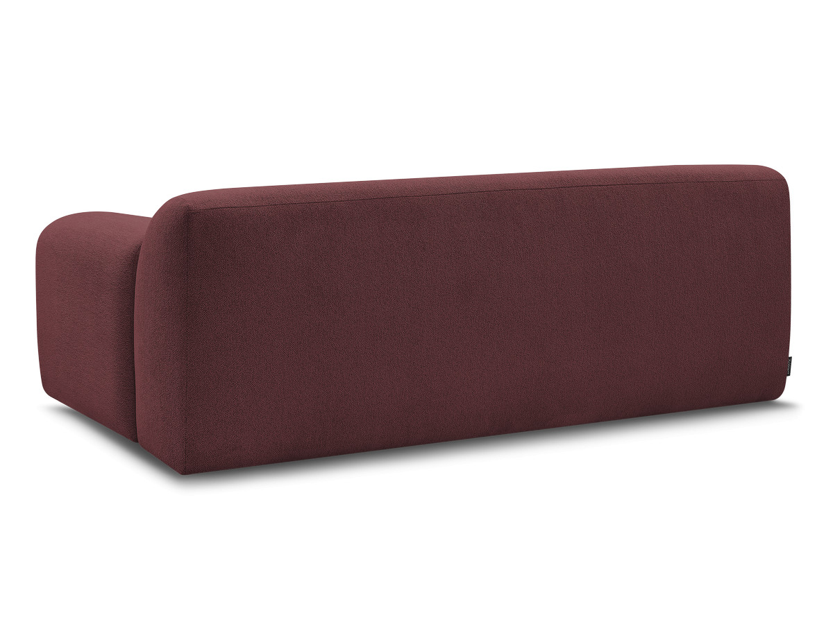 Bobochic Melisse Sofa 2-Sitzer Melange-Stoff Rot
