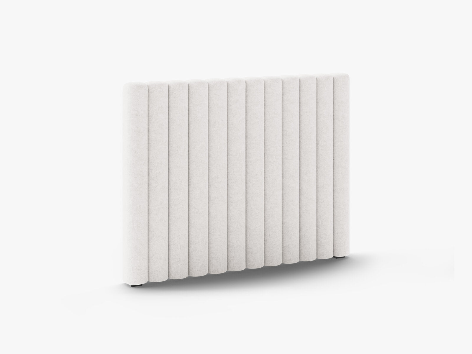 Micadoni Mistero Samtiger Kopfteil 80 cm Strukturierter Stoff Moly Helles Beige 120x95