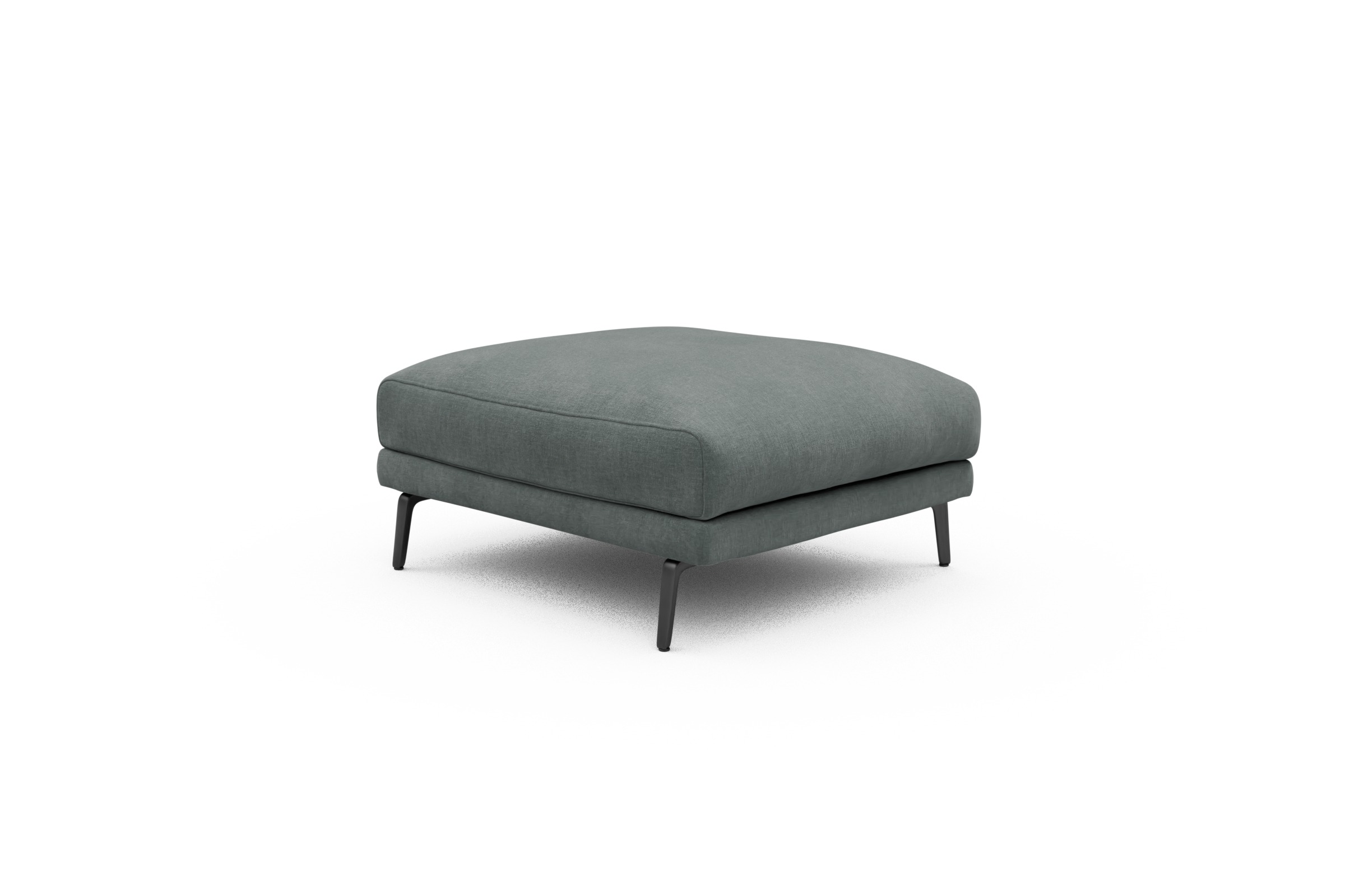 Sitzhocker Karl Smooth-Silver-Grey