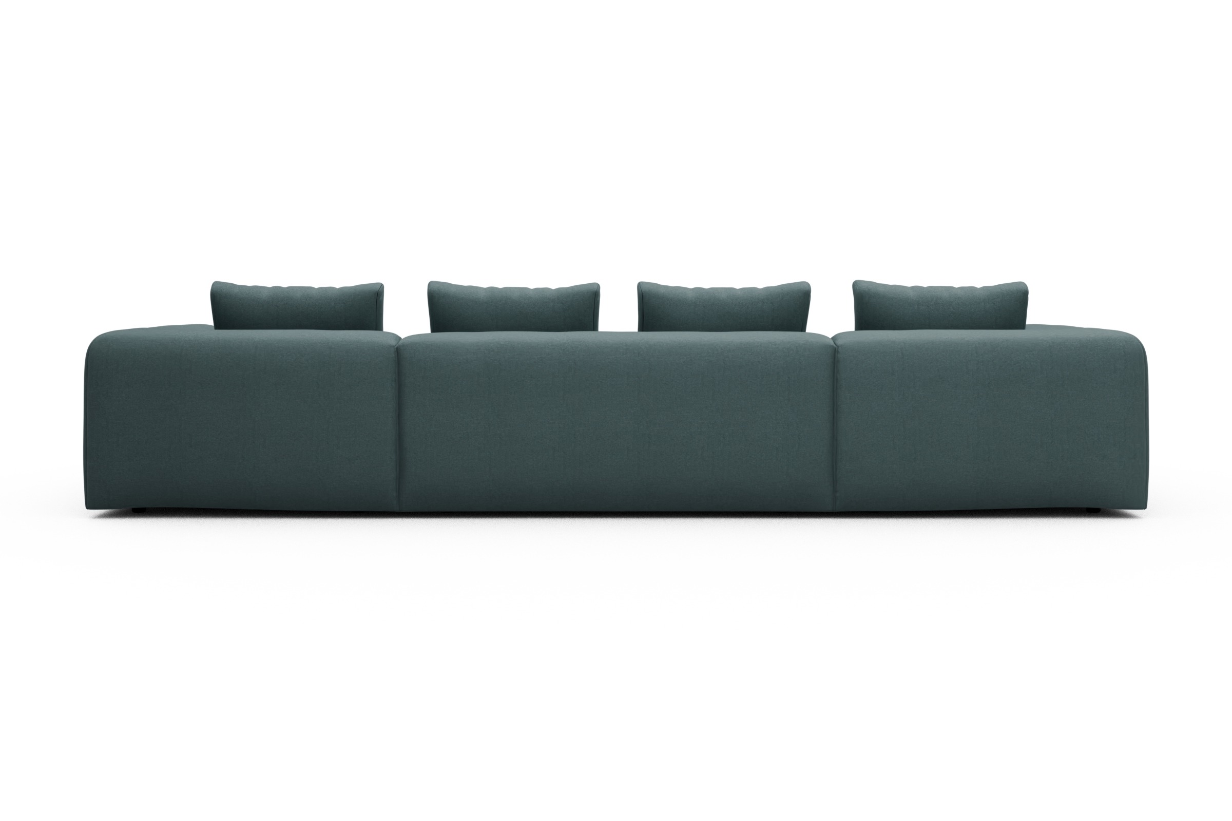 Wohnlandschaft Fred mit 2-Sitzer und Chaiselongue beidseitig Satya-Niagara