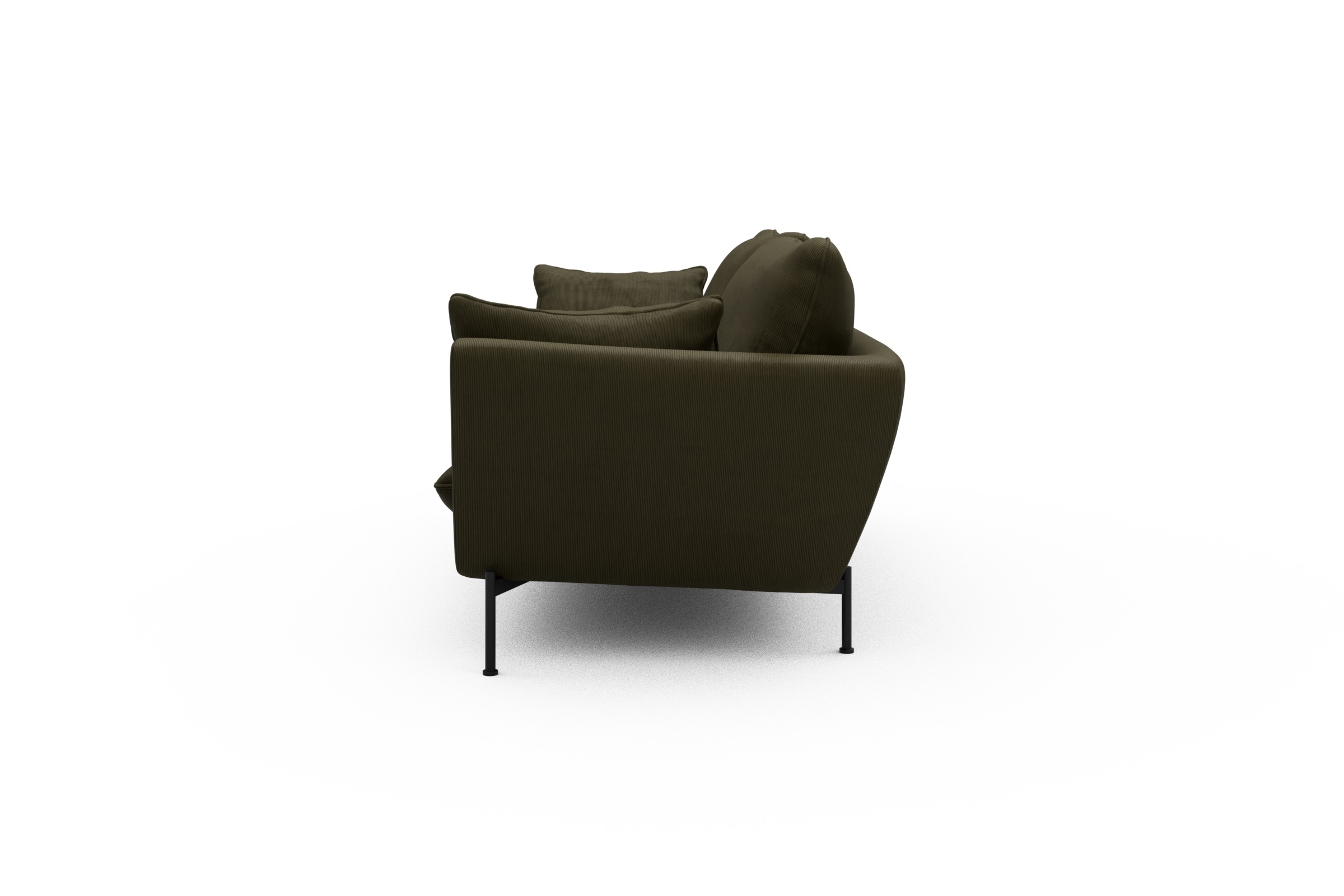 Sofa Anton 3-Sitzer Cordufine-Pine-Green