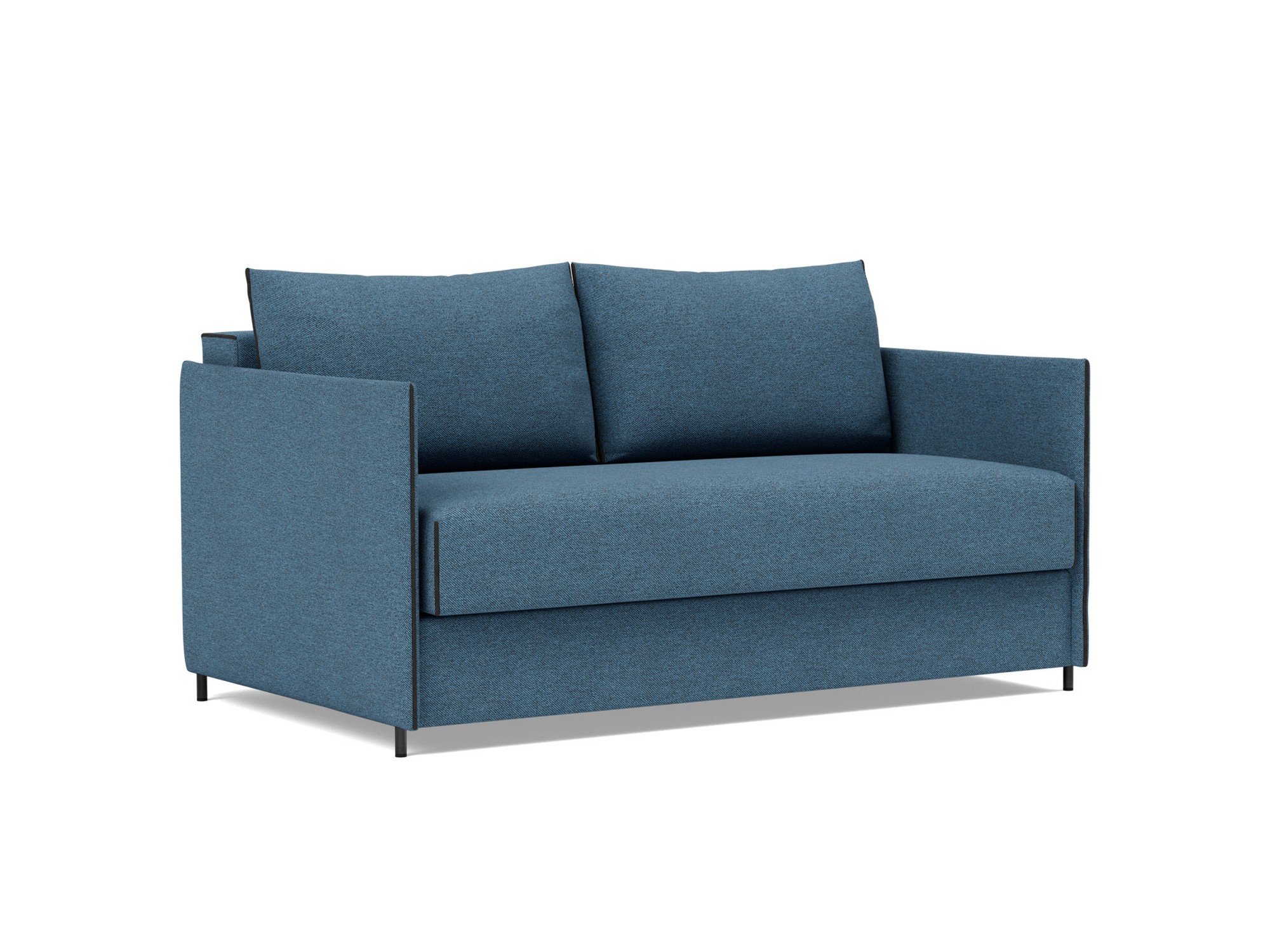 Schlafsofa Luoma Strukturierter Stoff Weda 302-Weda-Blue
