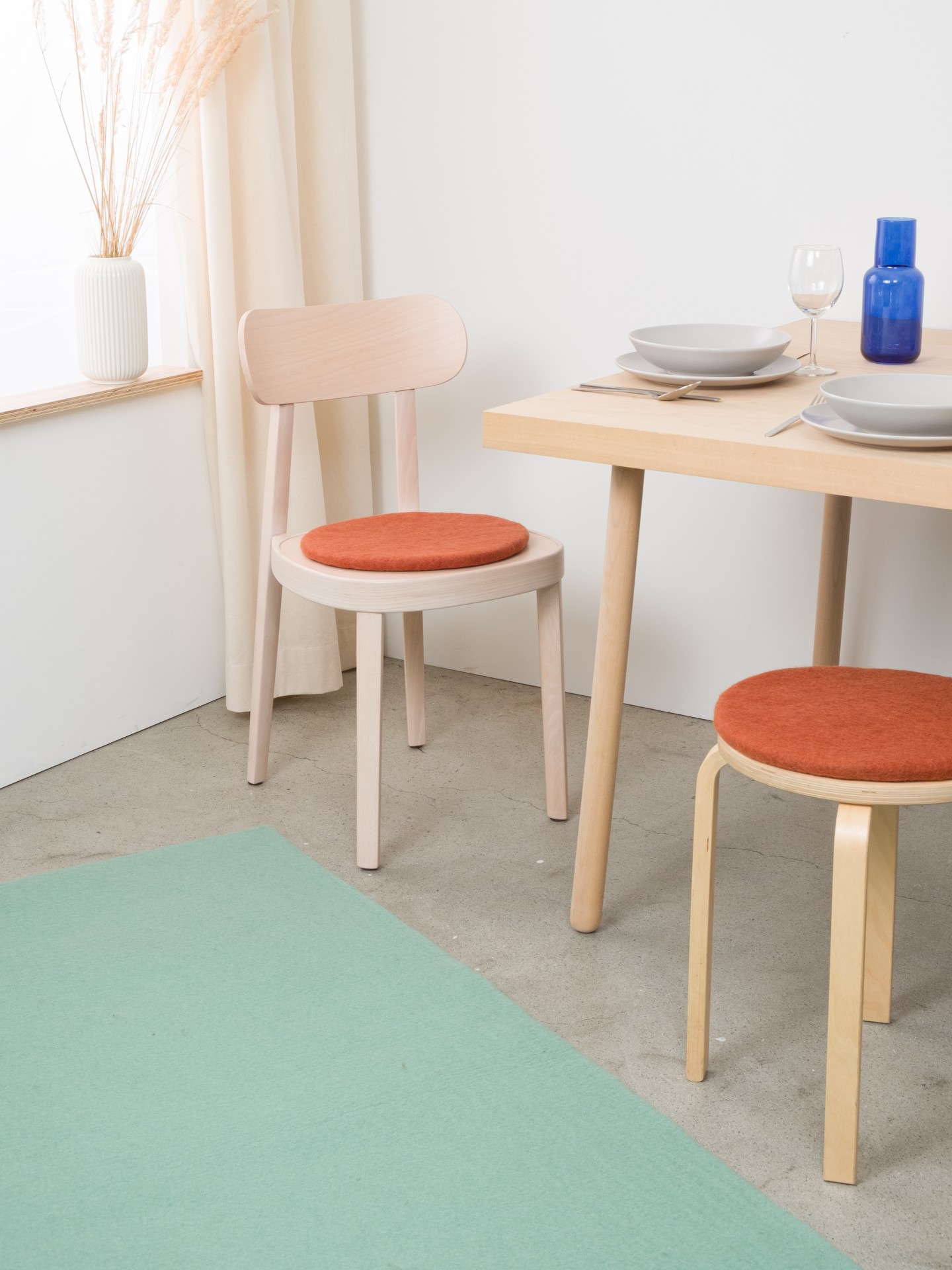 myfelt Lora - Flache Sitzauflage rund
