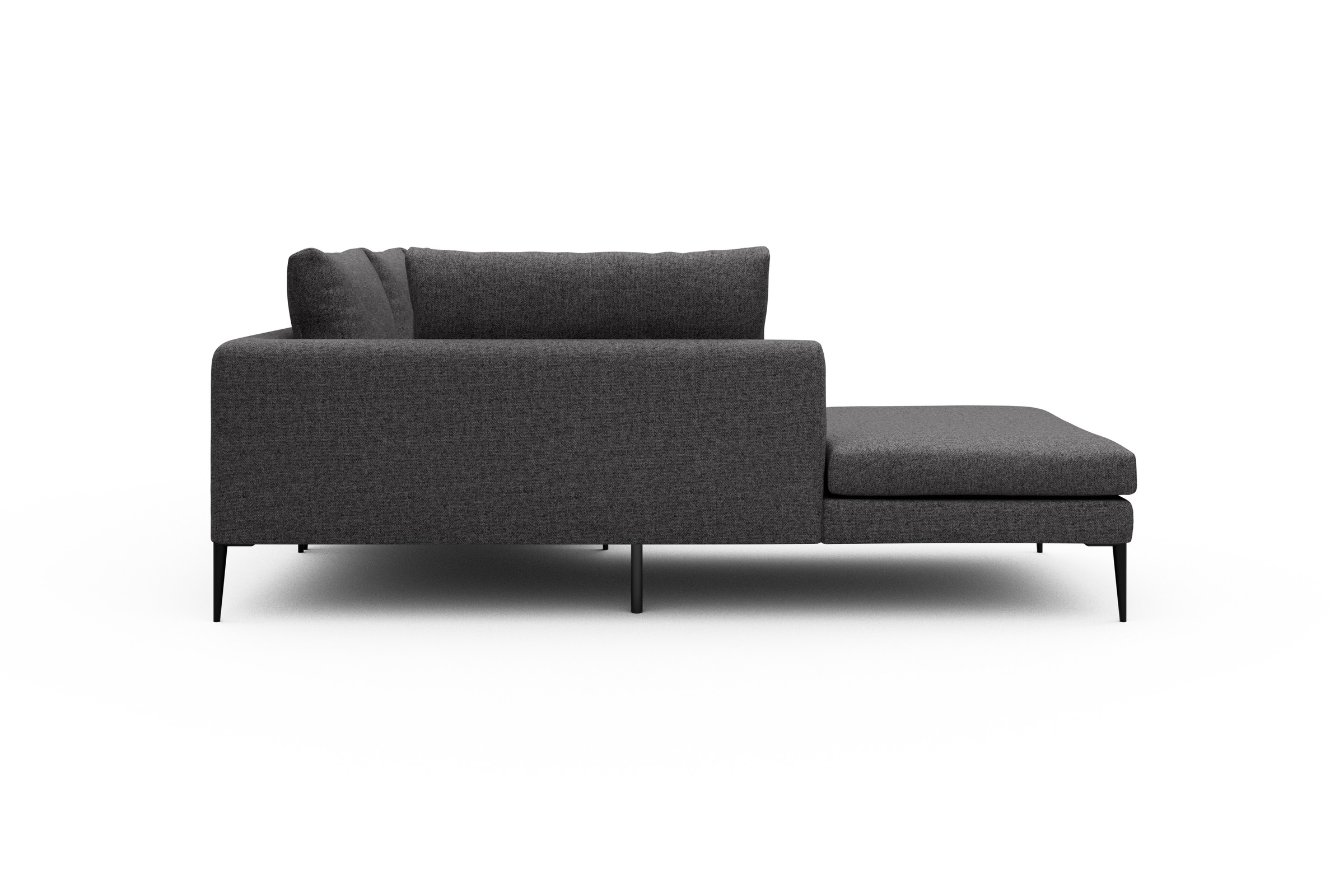 Ecksofa Paul Relax-Ecke links mit 2-Sitzer Sama-Antracite