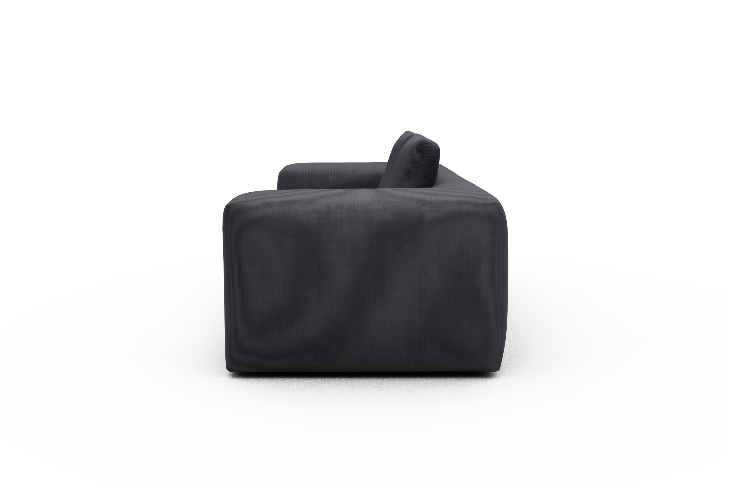 Sofa Fred 3-Sitzer Cordufine-Slate-Grey