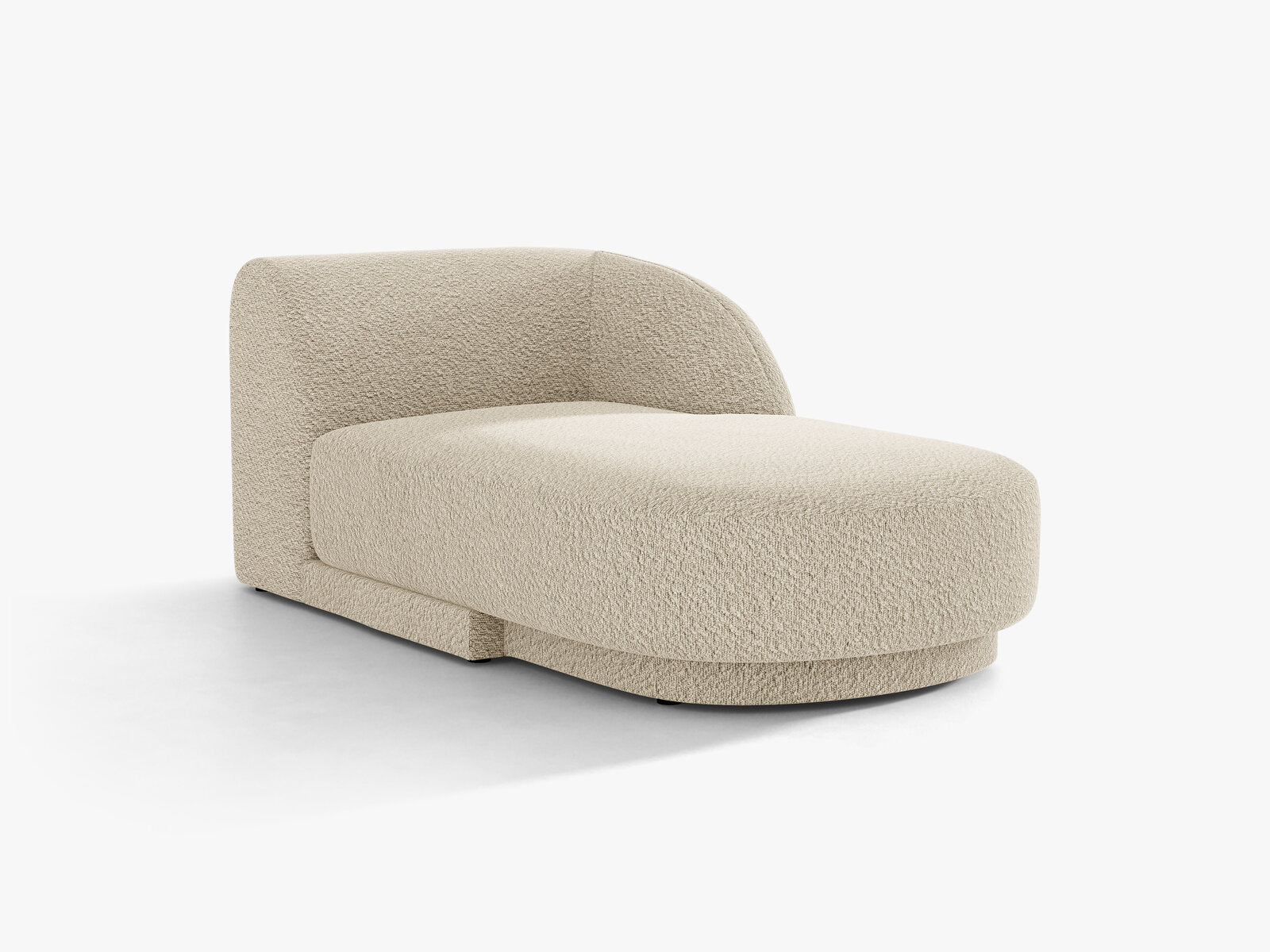 Micadoni Modul Miley 2-Sitzer Rechts Boucle Baloo Beige