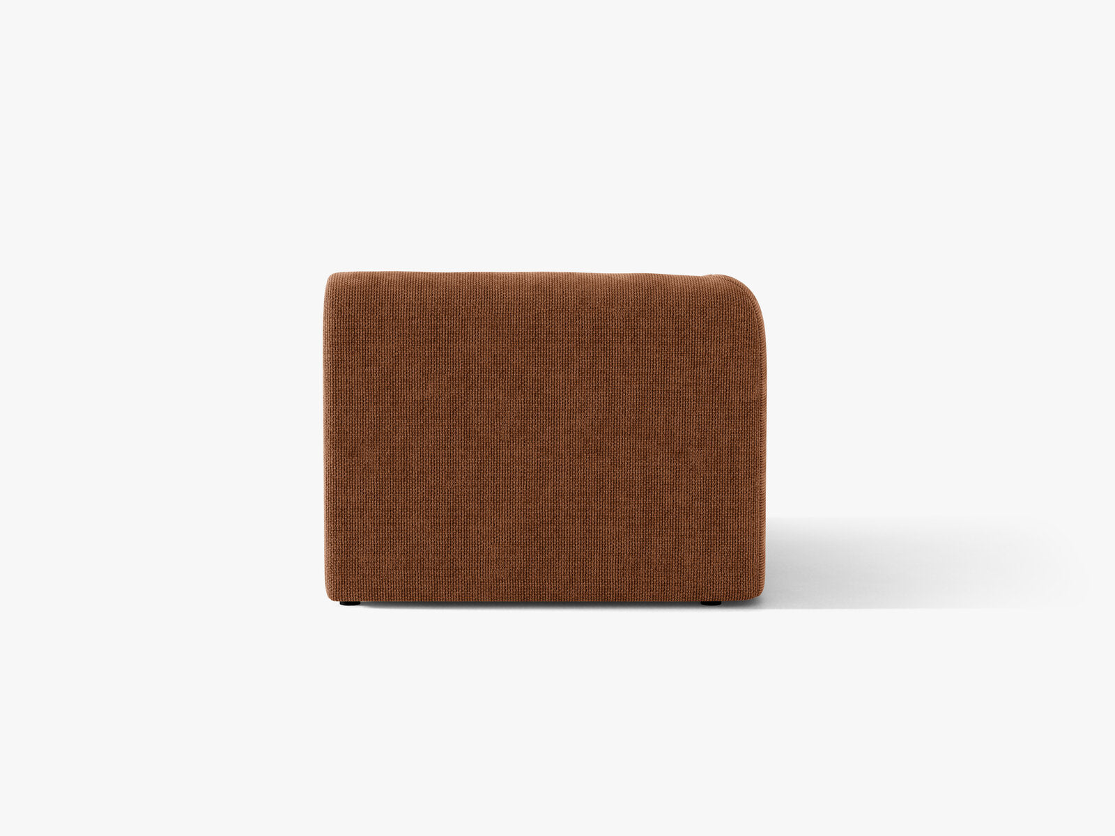 Micadoni Eckmodul Miley 1-Sitzer Chenille Eden Ziegel Links