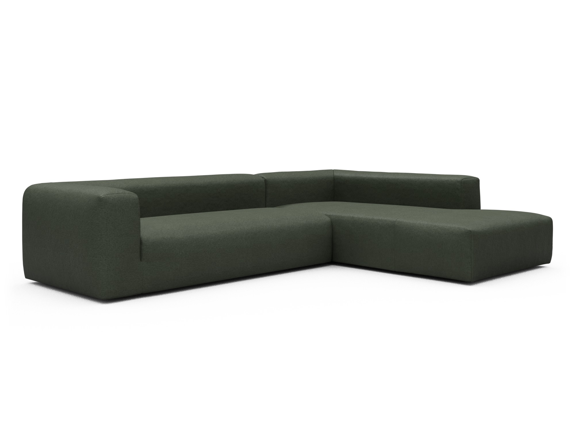 Skandi Home Ecksofa Fred Relax-Ecke rechts mit 2,5-Sitzer Denari-Forest-Green moebelfaktor