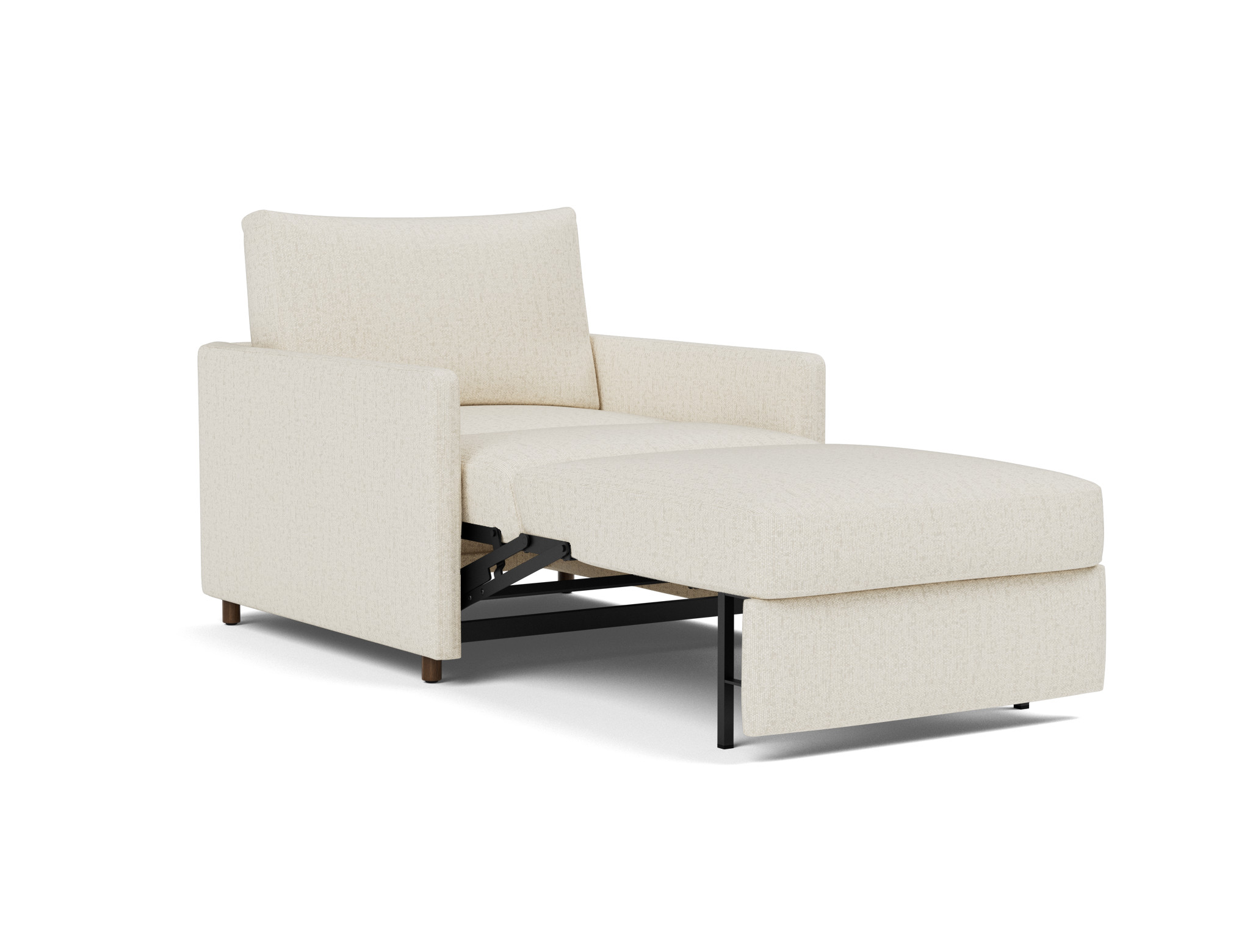 Schlafsessel Neah mit Slim-Armlehnen Boucle Skandi 531-Off-White