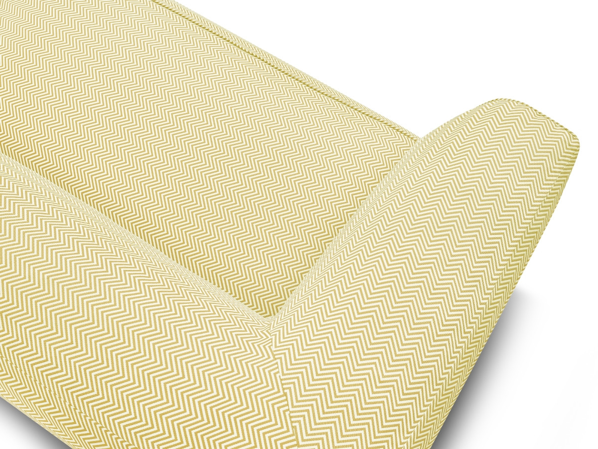 Bobochic Nour Gartensofa 2-Sitzer Stoff Gelb