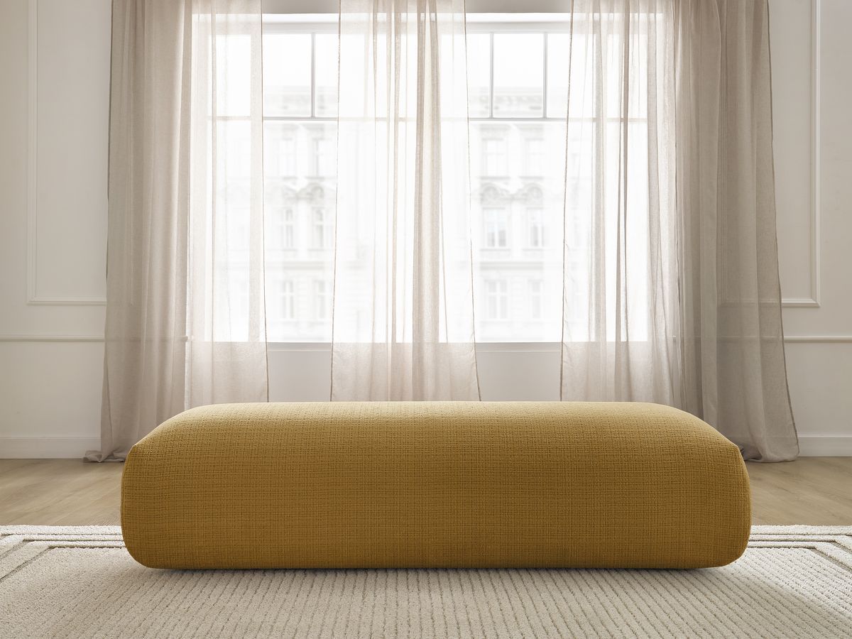 Bobochic Sirius Sofa Strukturstoff Gelb