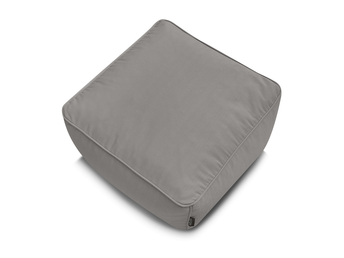 Bobochic Giulia Pouf Stoff Dunkelgrau