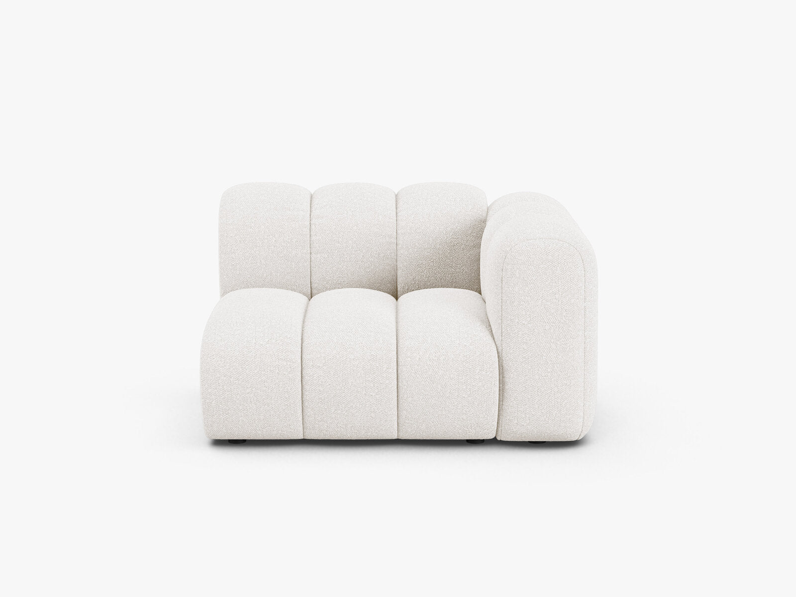 Micadoni Modul Lupine 1-Sitzer Rechts Boucle Baloo Weiß