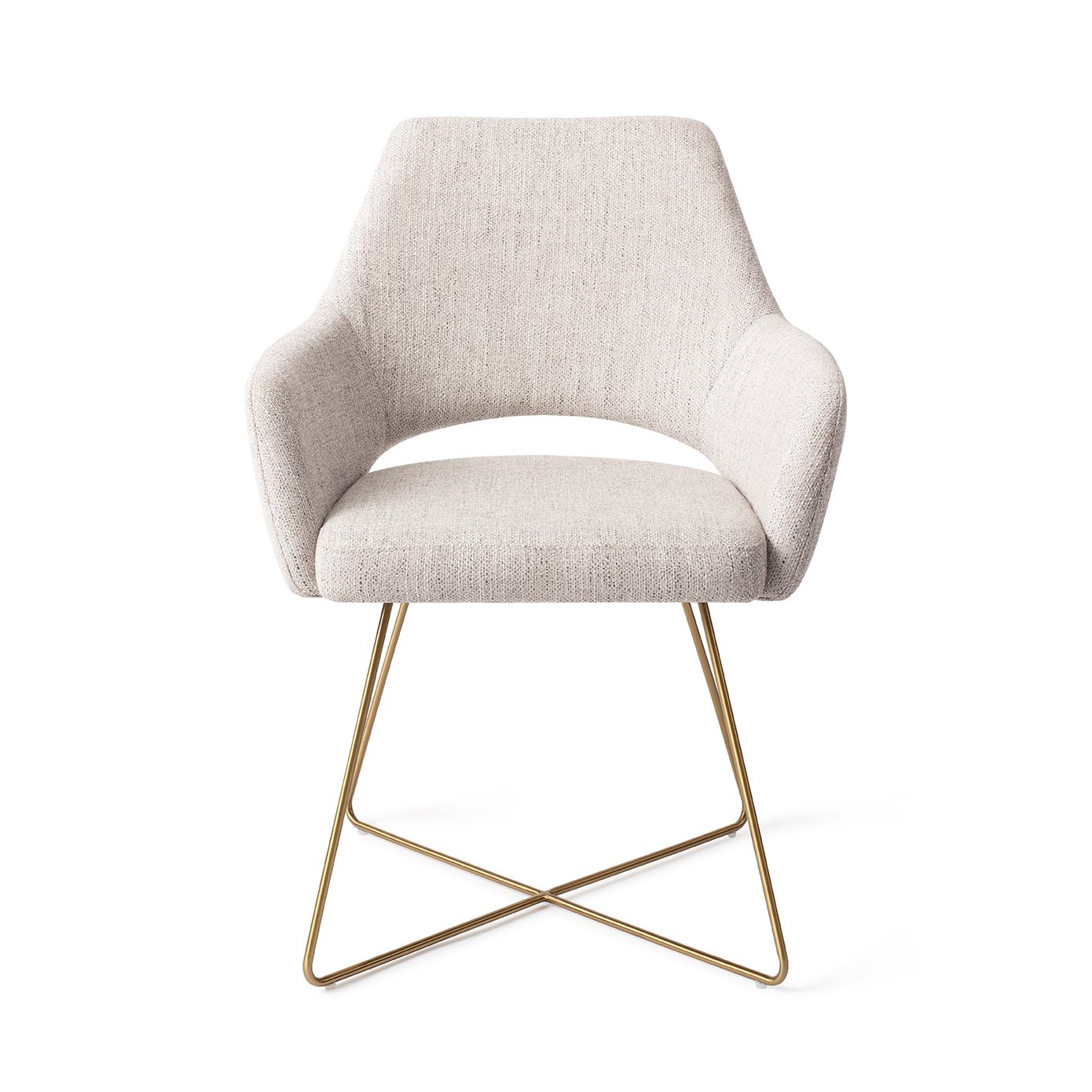 Jesper Home Esszimmerstuhl Yanai Pigeon Cross Gold moebelfaktor