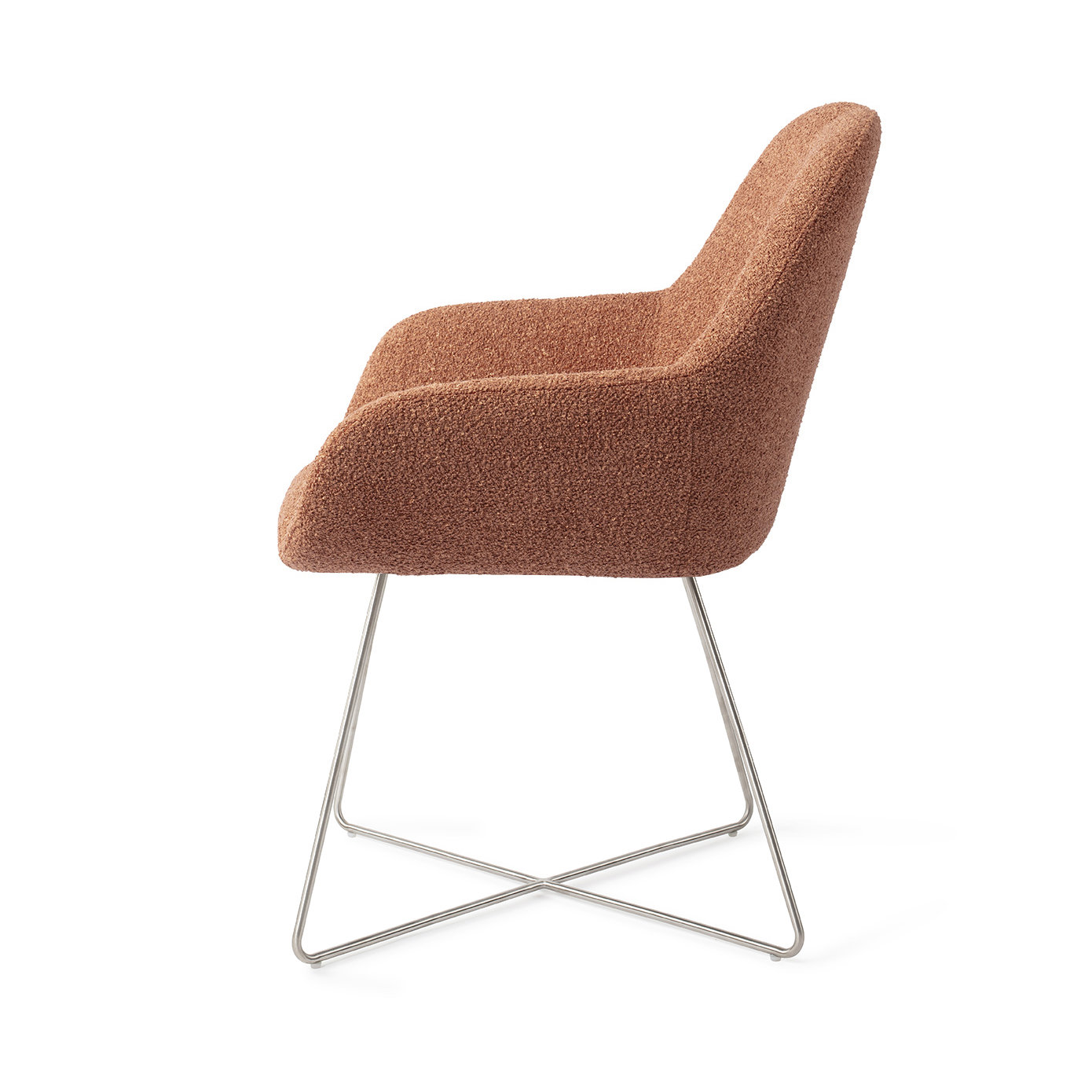 Jesper Home Esszimmerstuhl Kushi Amber Autumn Cross Stahl