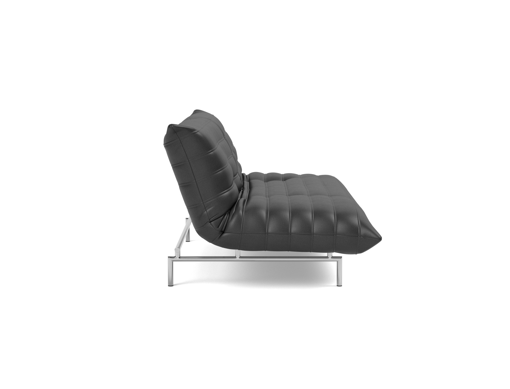 Schlafsofa Mikunjo Lederoptik Faunal 550-Black