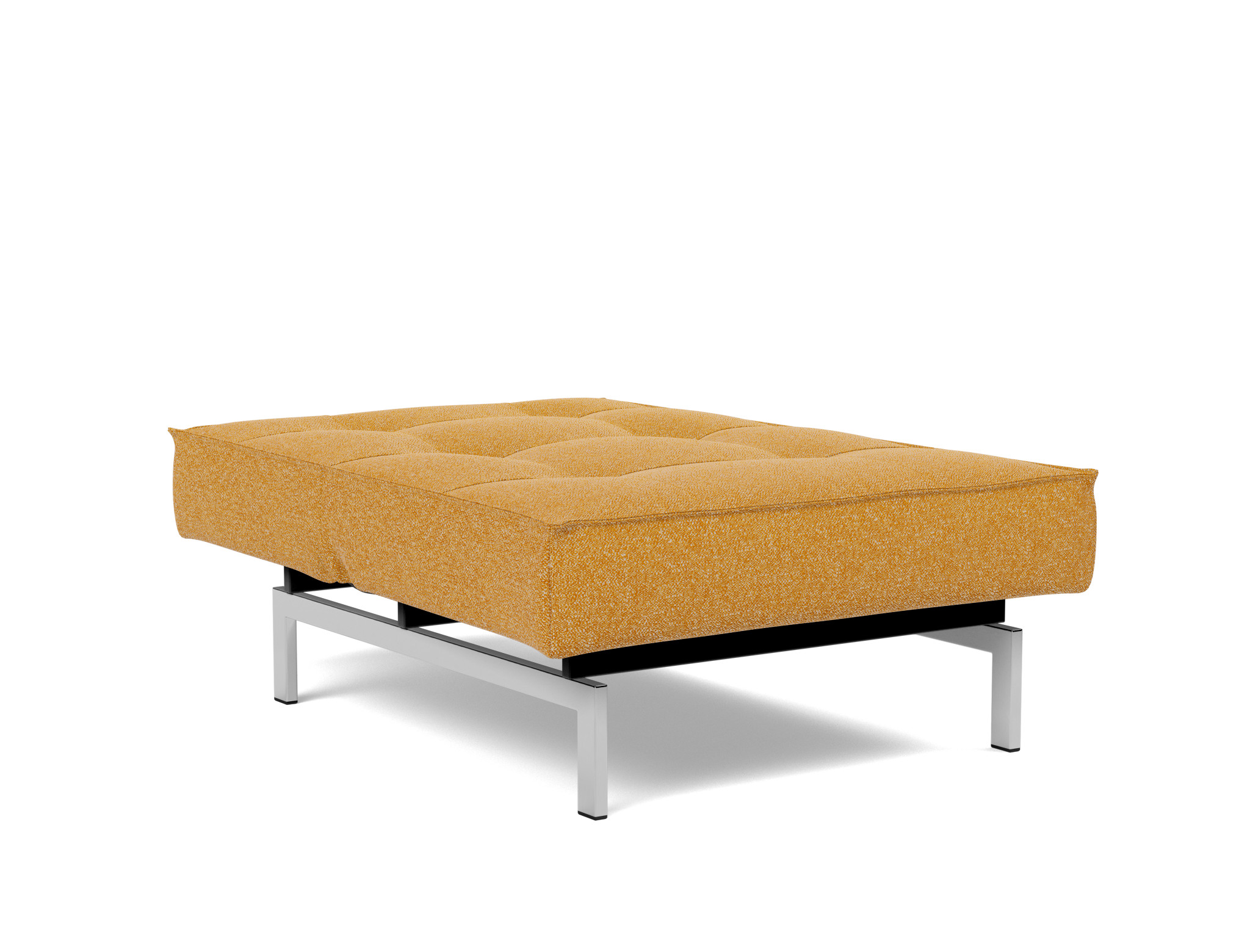 Sessel Splitback Boucle Skandi 536-Ochre Beine Chrom