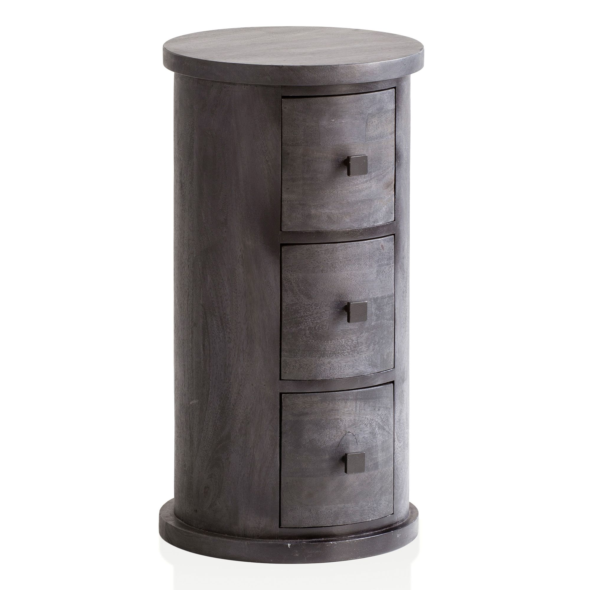 Sideboard Grimsey Mango Massivholz Schwarz Höhe 65 cm