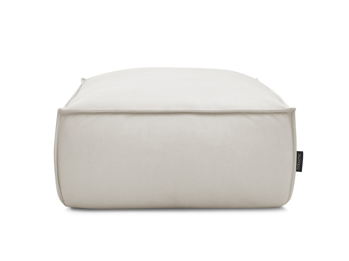 Bobochic Boheme Pouf Kunstleder Beige