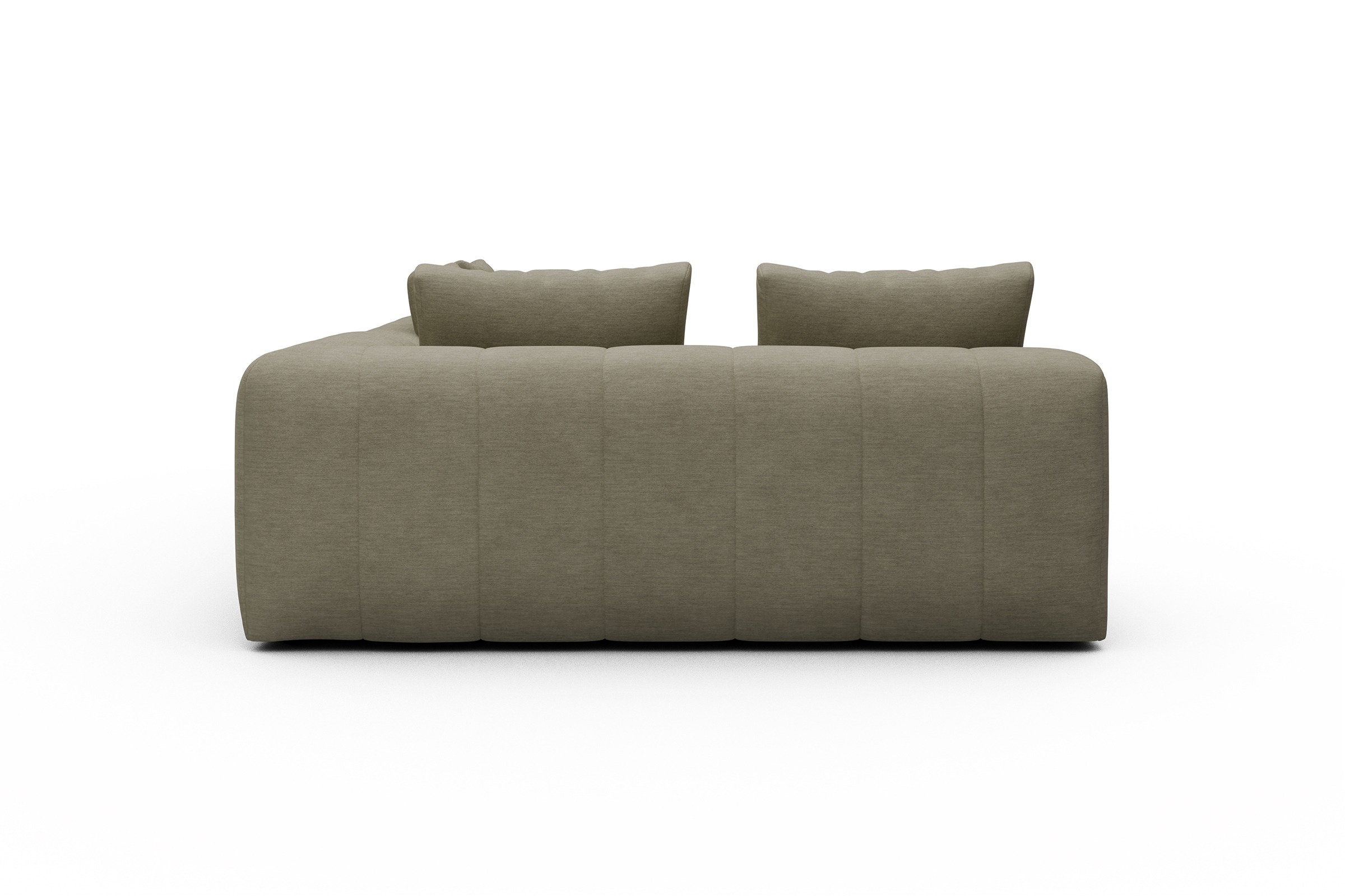 Ecksofa Hugo 2x 2,5-Sitzer Armlehne rechts Vivus-Dusty-Sand