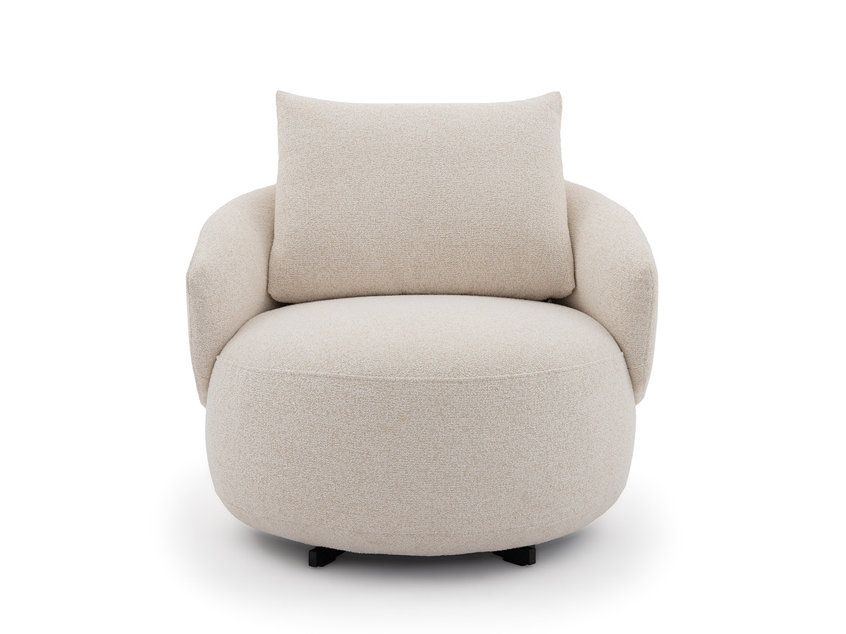 Bobochic Lexie Sessel Melange-Stoff Beige