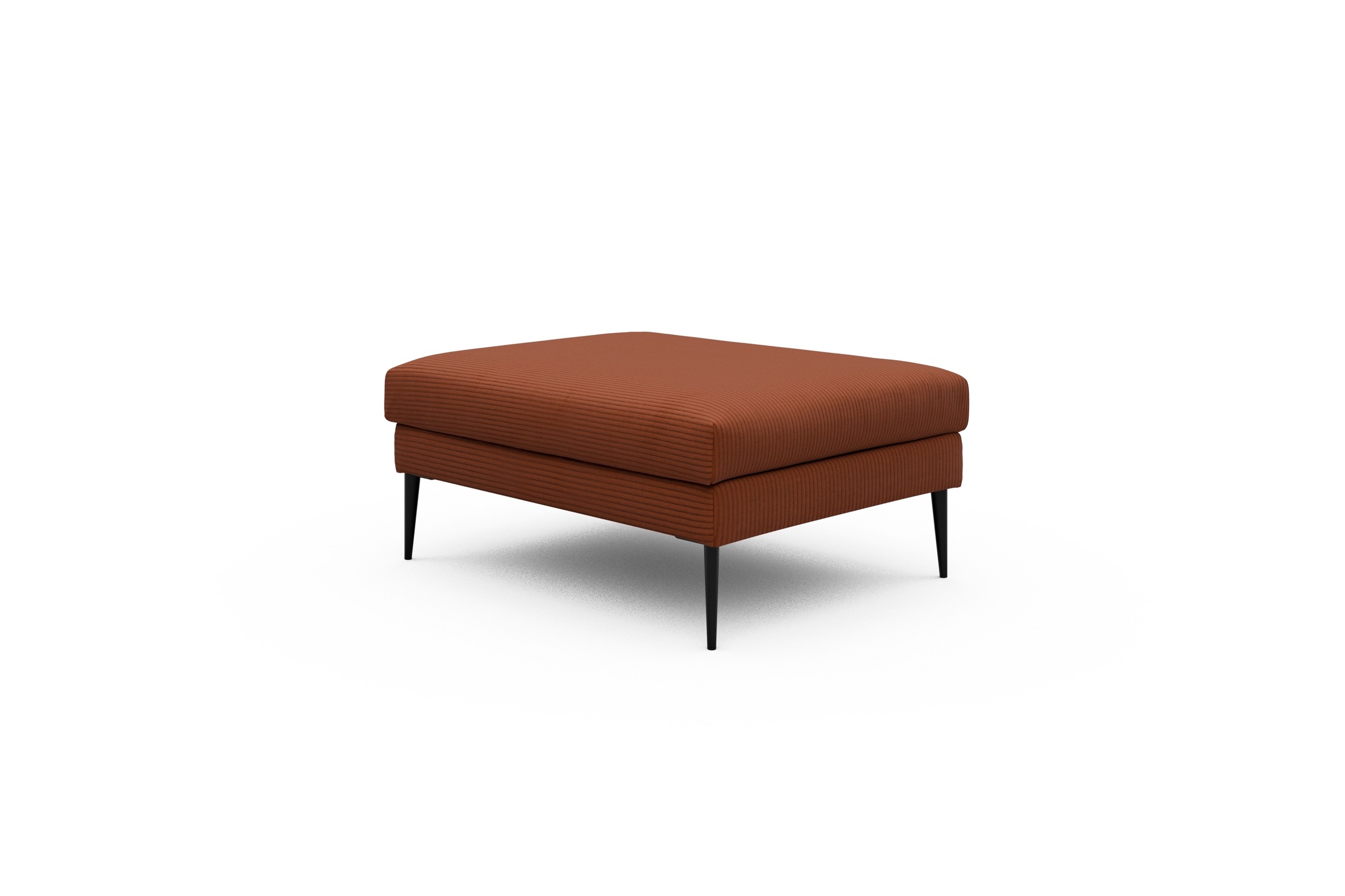Sitzhocker Paul Corduroy-Burnt-Orange